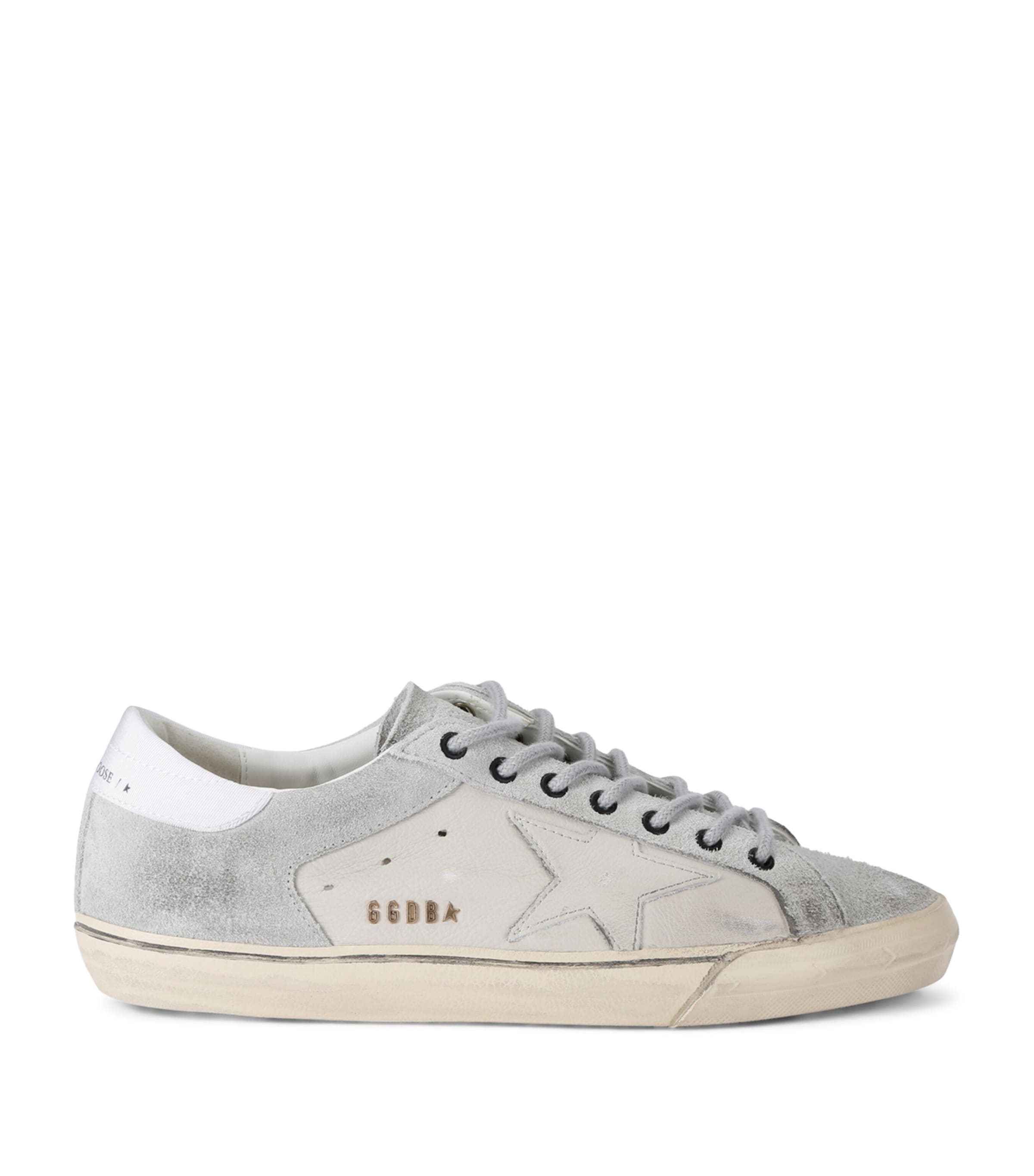 Golden Goose Suede Super-Star Sneakers Beige Comb Image 1