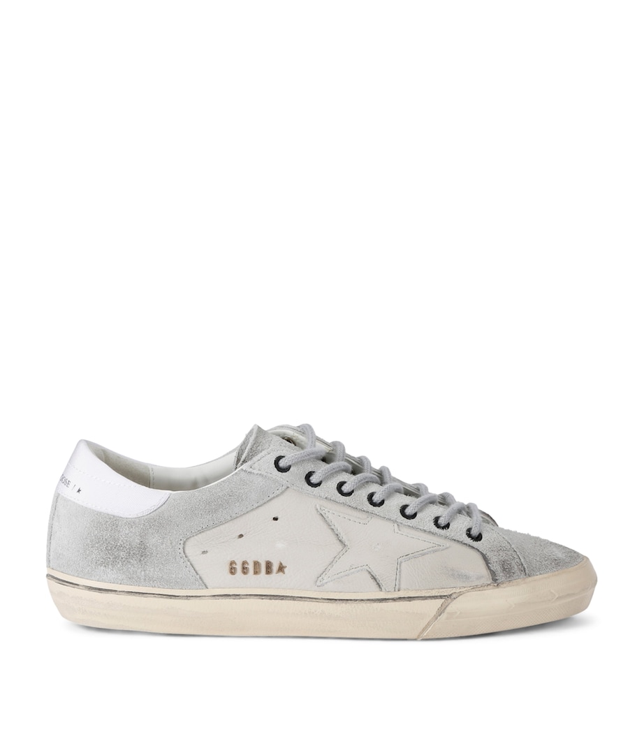 Golden Goose Suede Super-Star Sneakers Beige Comb Image 1