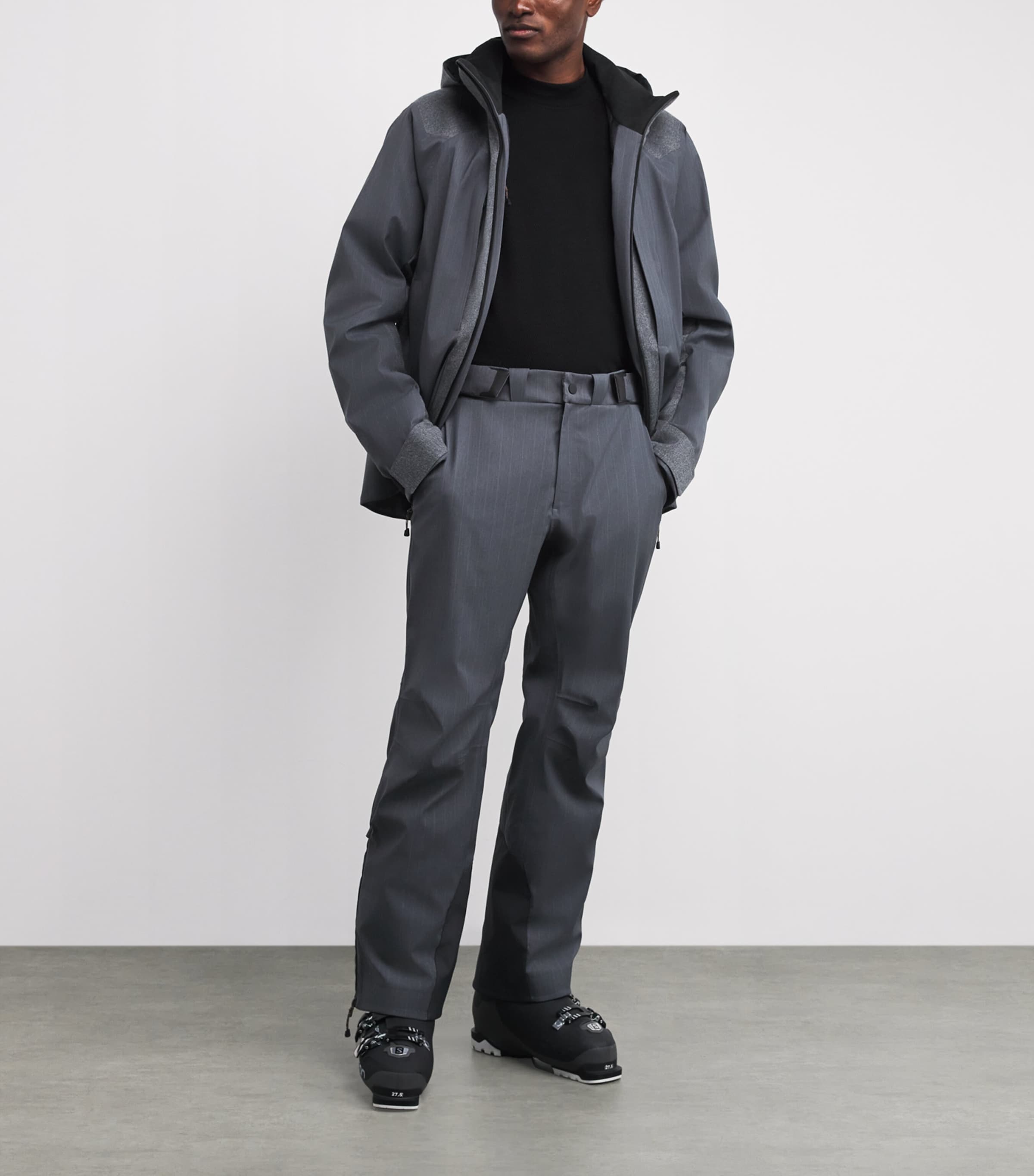 Virgin Wool-Blend Indren Ski Trousers N65 GRAPHITE GREY Image 2