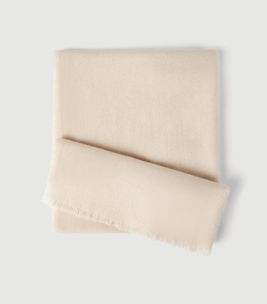 Brunello Cucinelli Mens Cashmere Twill Weave Scarf Image 3