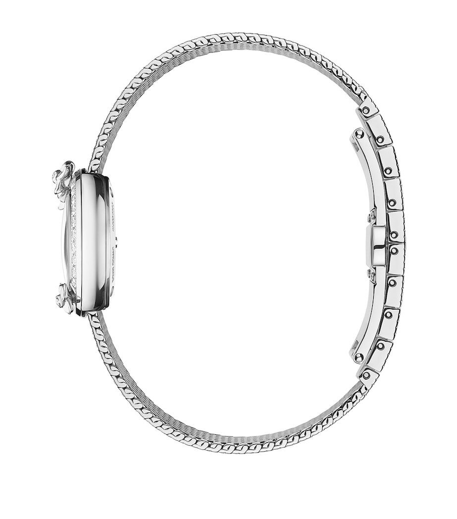 Stainless Steel and Diamond Hortensia Watch 28mm STAINLESS STEEL Image 4