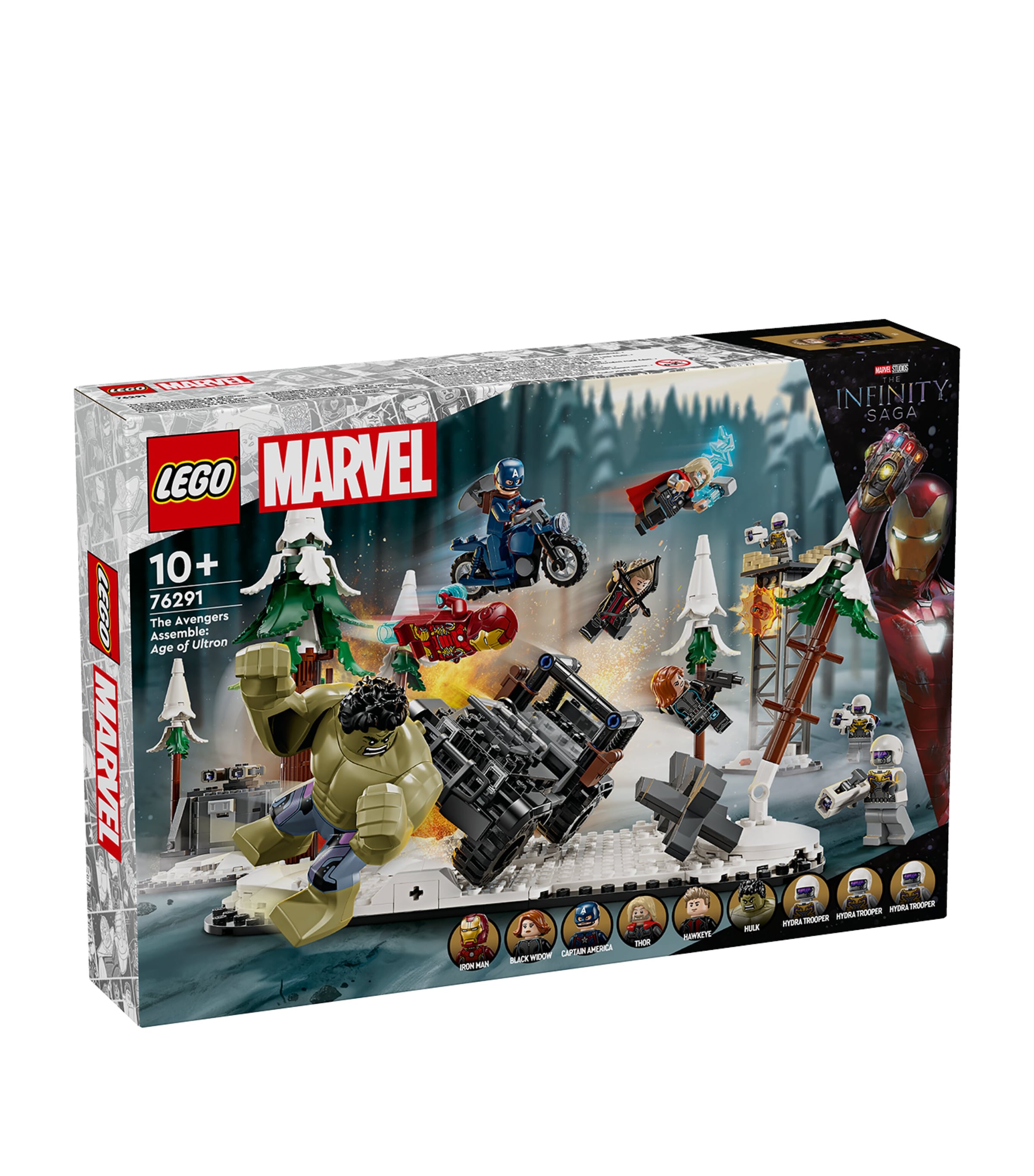 Lego Marvel The Avengers Assemble: Age Of Ultron Set 76291 In Green