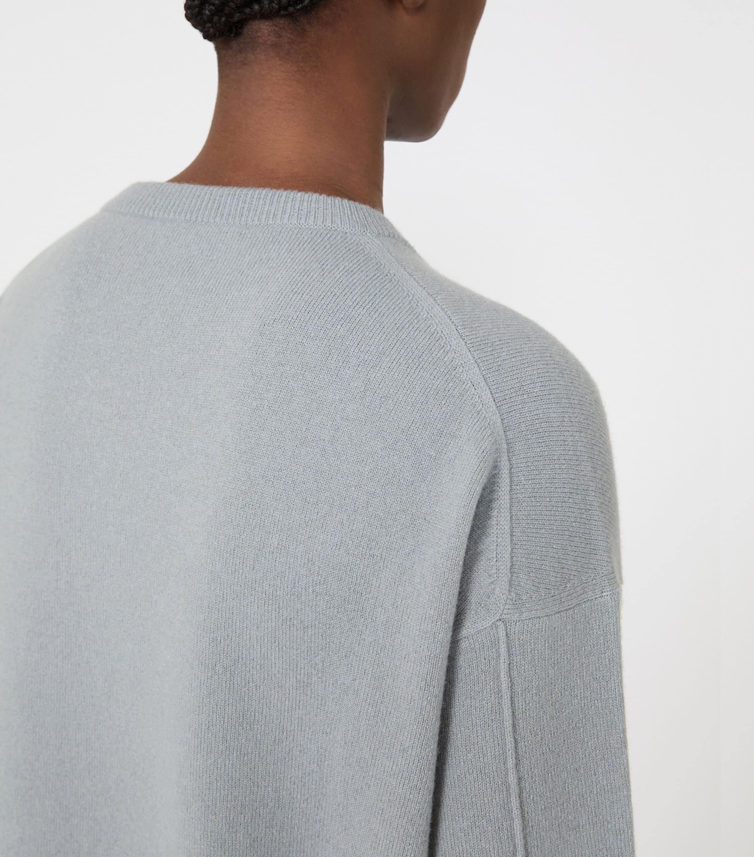 Wool-Cashmere Crew-Neck Sweater LIGHT BLUE Image 5