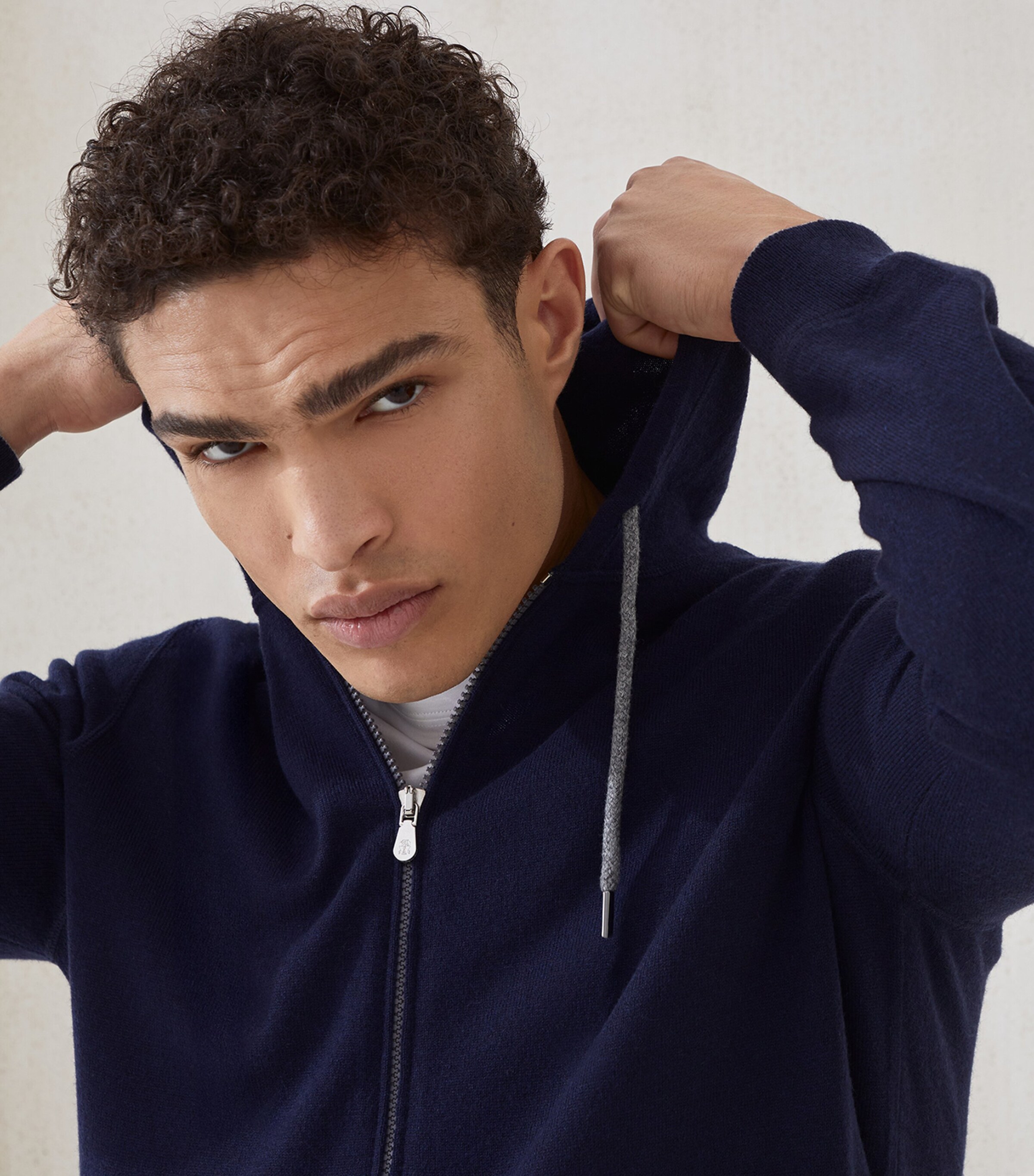 Cashmere Zip-Up Hoodie CW425 Image 6