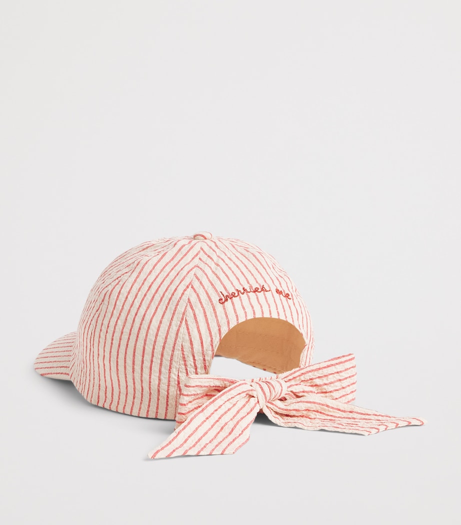 KONGES SLOJD Organic Cotton Ellie Bow Cap Amour Image 2