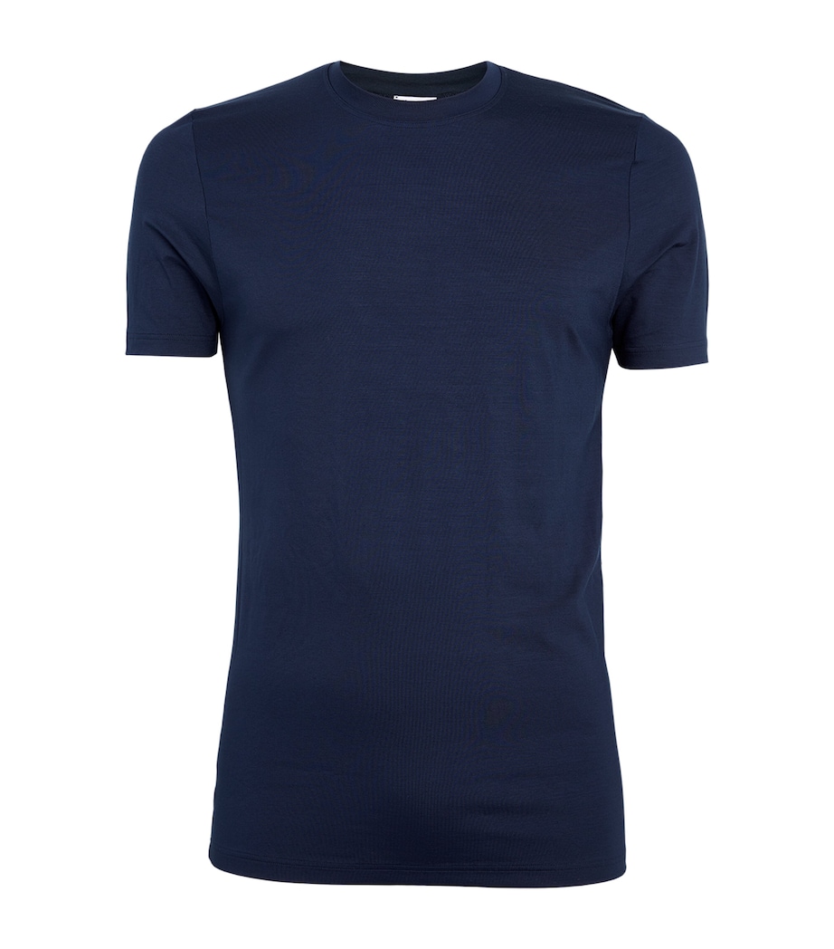 Stretch-Modal Pureness T-Shirt 447 NAVY Image 1