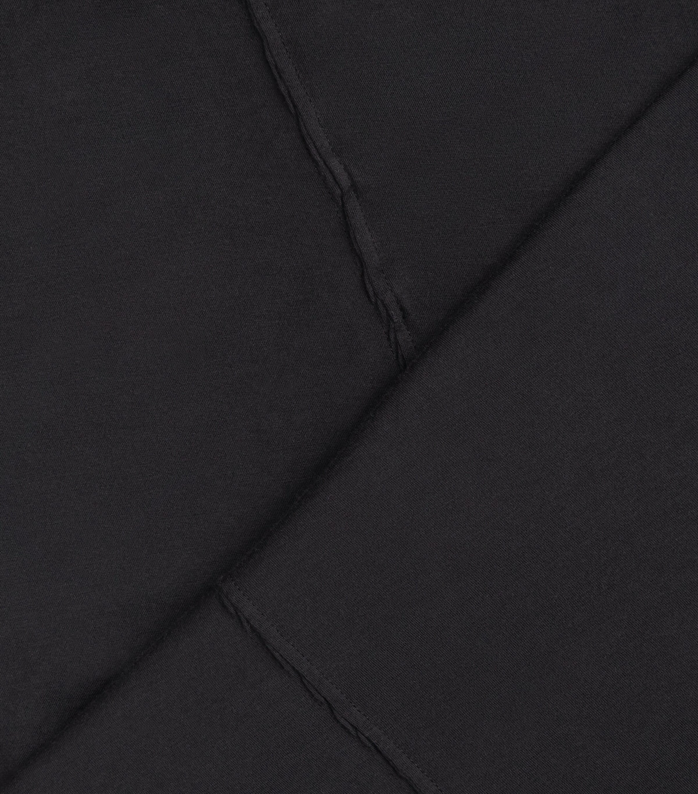 Rick Owens Mens Cotton Tommy T-Shirt Black Image 6