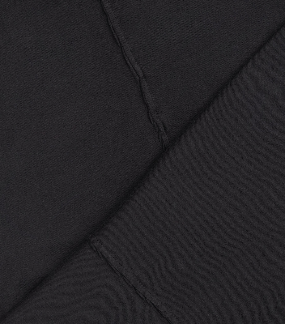 Rick Owens Mens Cotton Tommy T-Shirt Black Image 6