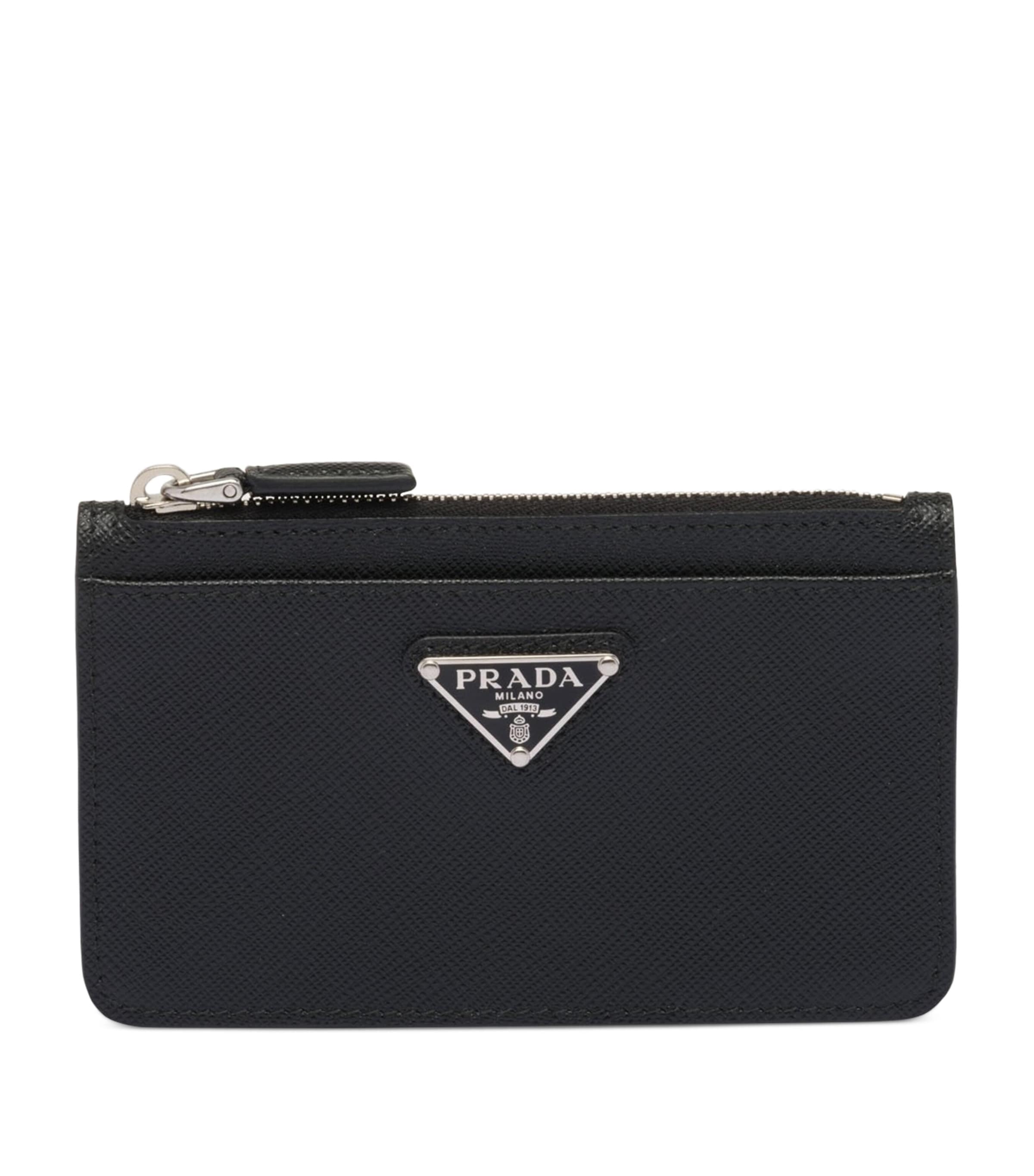 Saffiano Leather Zip Card Holder F0002 Image 1