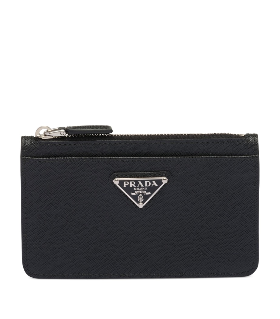 Saffiano Leather Zip Card Holder F0002 Image 1