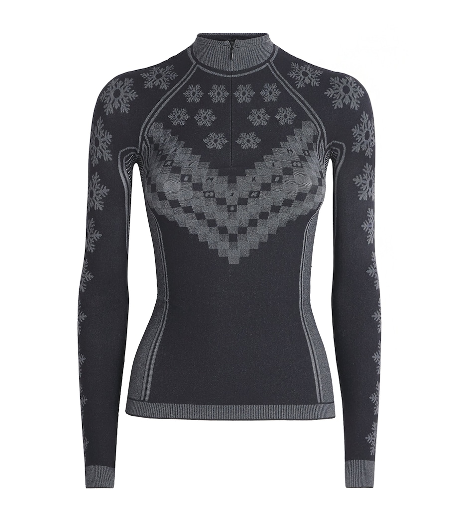 First Layers Half-Zip Top OBSIDIAN WNTR FRISLE Image 1