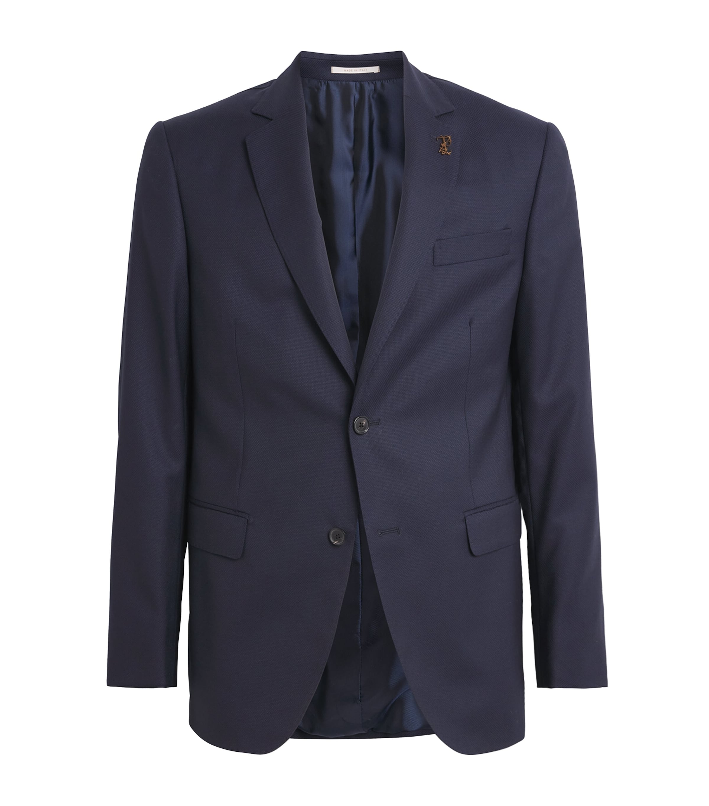 Wool Vicenza Blazer 01BLUE NAVY Image 1