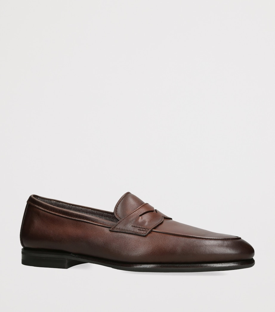 Leather Carlos Loafers DARK BROWN Image 3