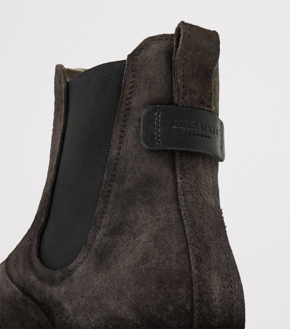 Suede Leather Skiff Chelsea Boots WARM GREY Image 5