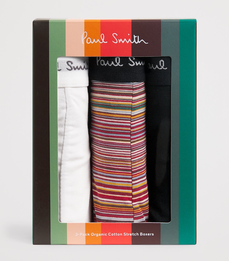 Stretch-Organic Cotton Trunks (Pack of 3) 1A MUTICOLOUR Image 4