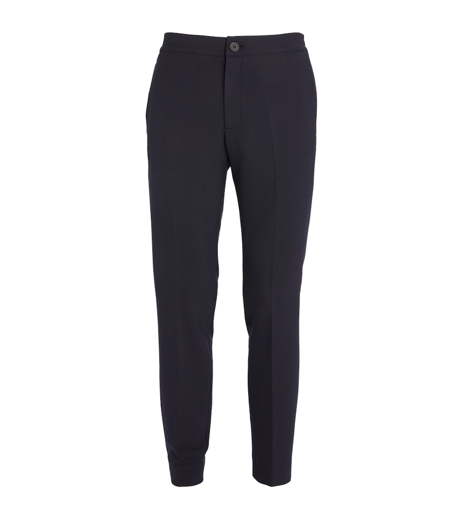 Stretch Jersey Trousers NAVY BLUE Image 1