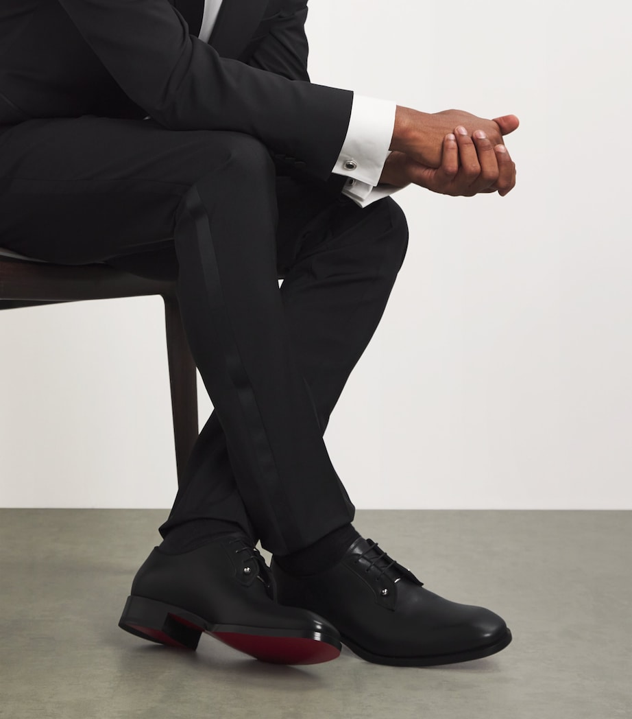 Chambeliss Leather Derby Shoes BK01 Image 3