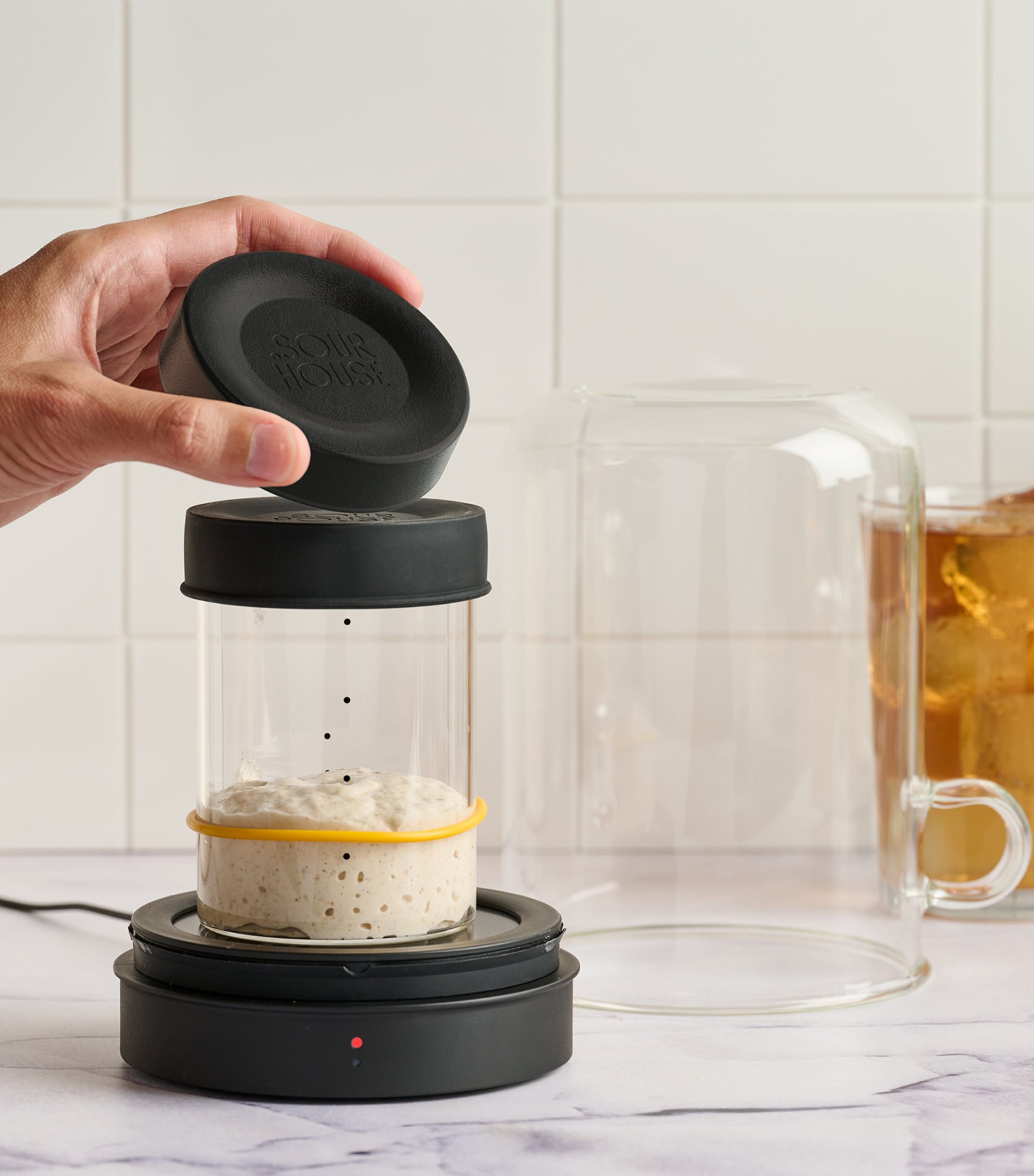 Sourdough Starter Cooling Pucks (Set of 3) BLACK Image 2