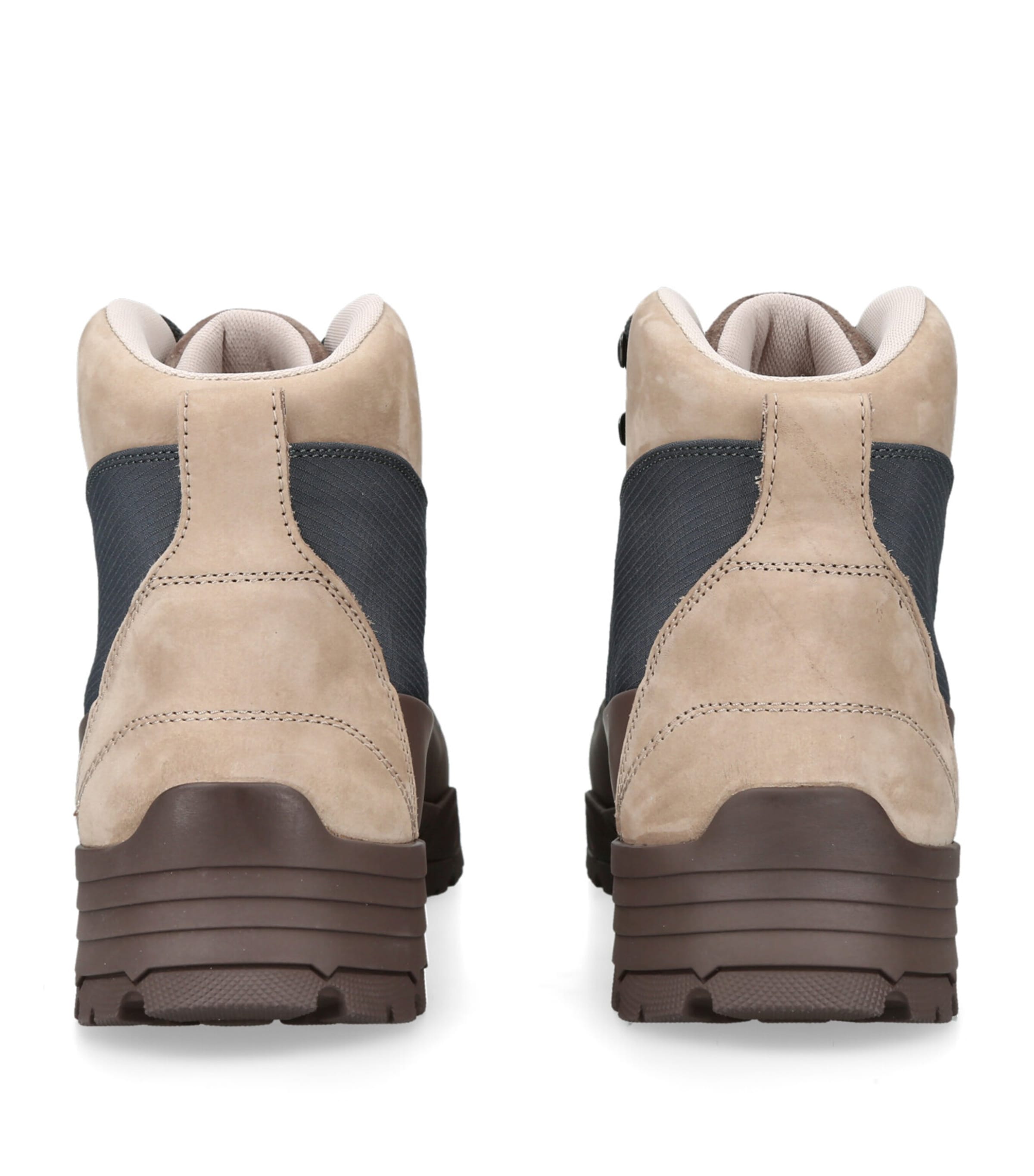 Ripstop Nylon Suede-Trim Boots BLUE OTHER Image 2