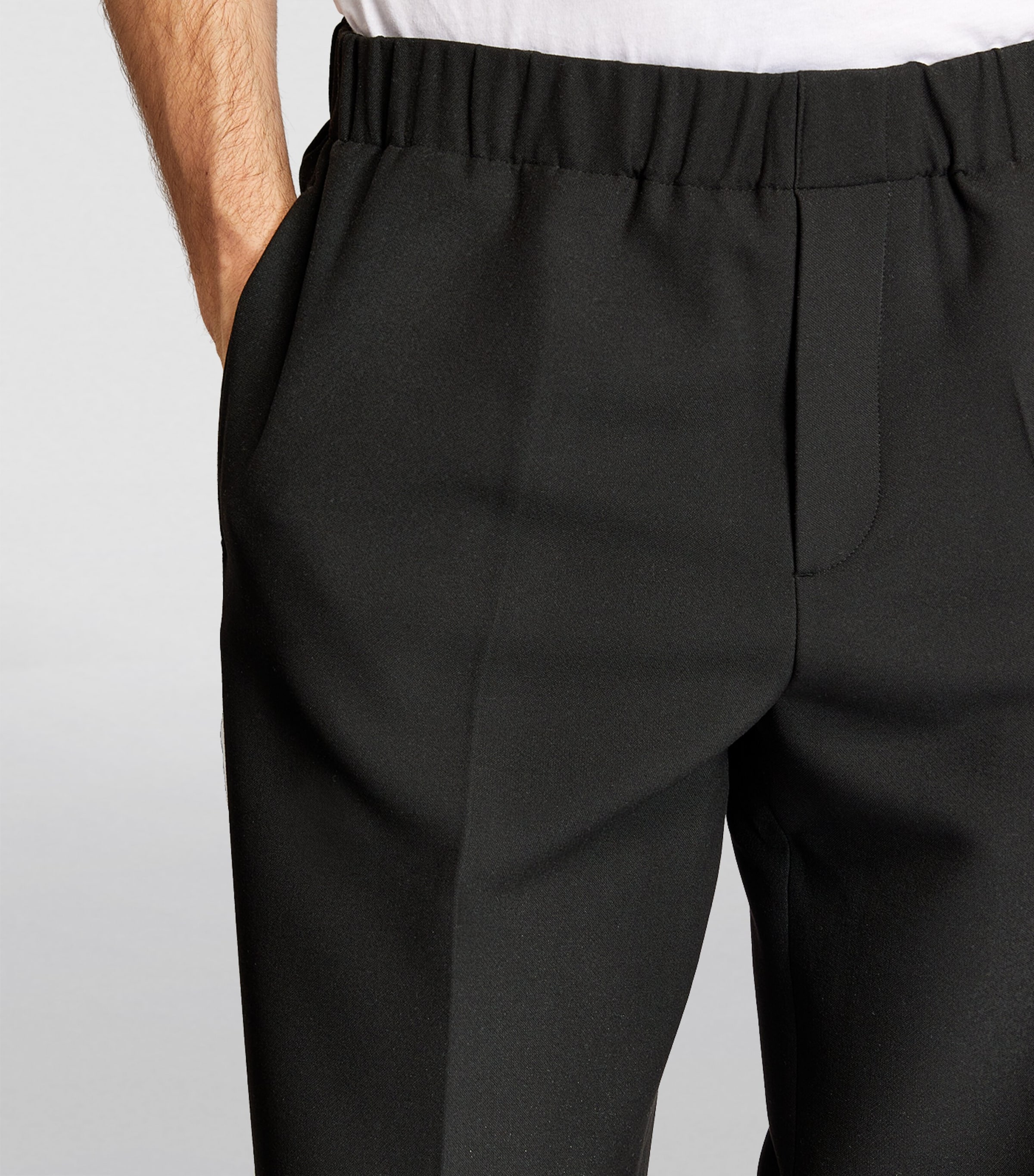 Oversized Tailored Trousers BLACK Image 6