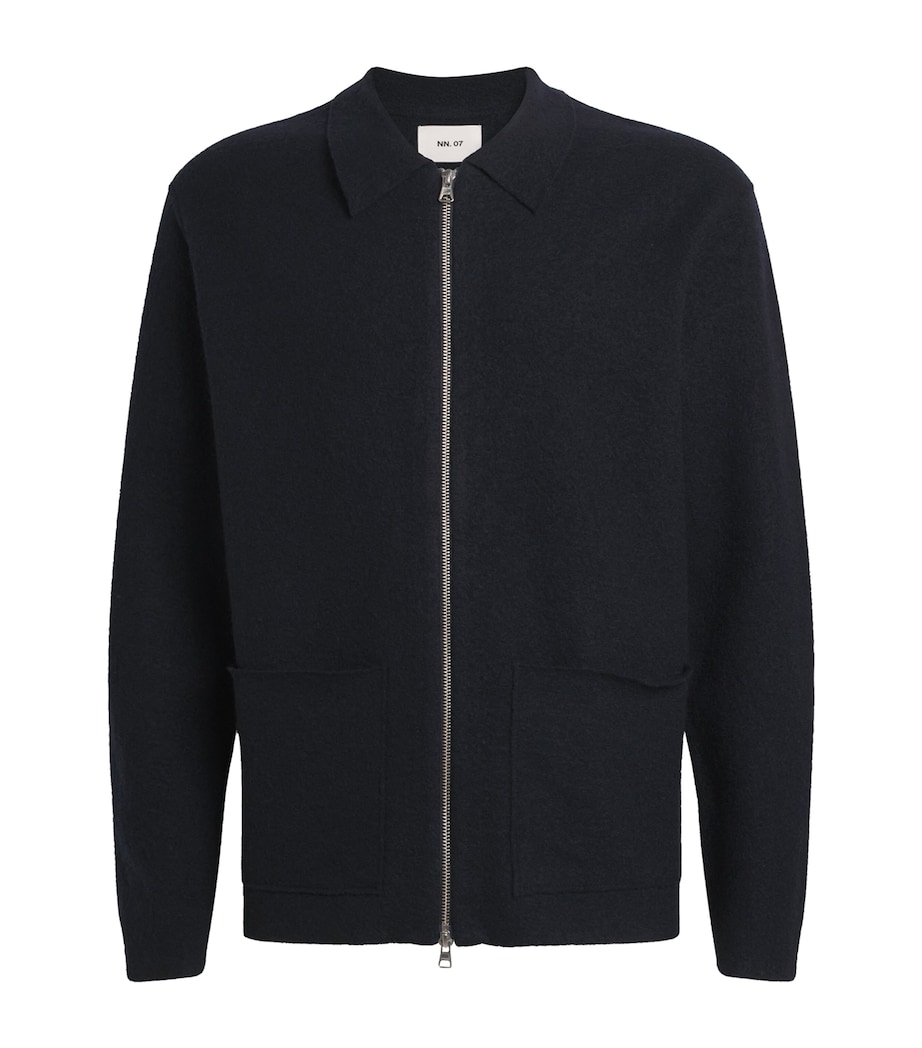 Wool Jonas Overshirt NAVY BLUE Image 1