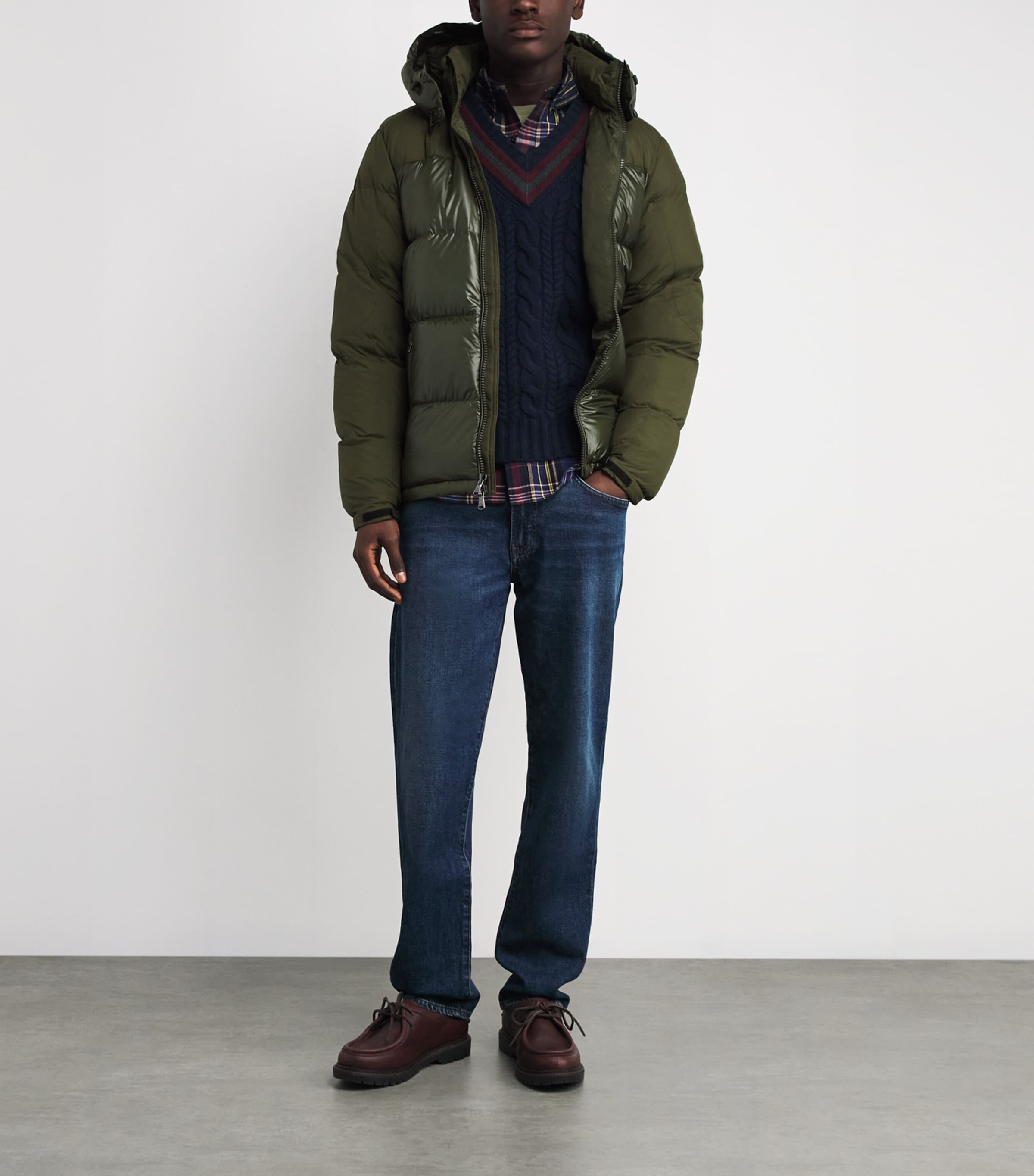 Down Gorham Jacket GREEN Image 2