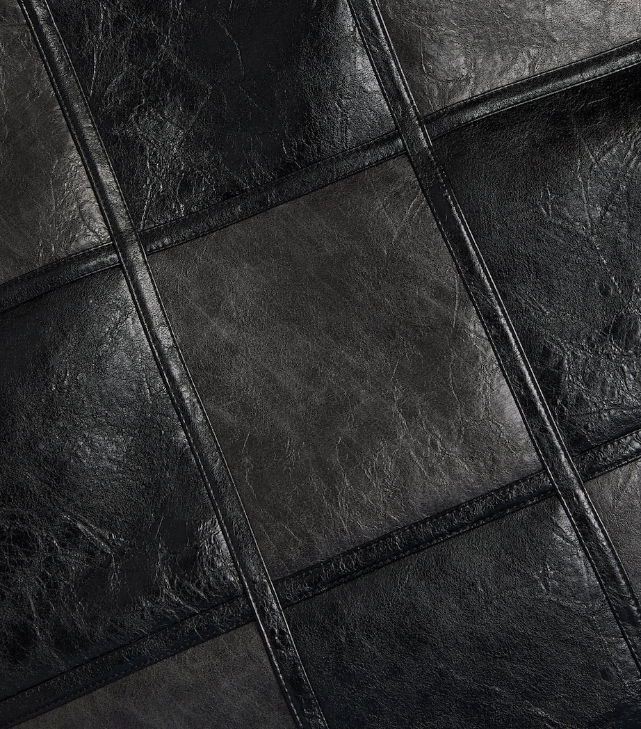 Faux Fur-Trim Bomber Jacket BLACK GREY Image 5