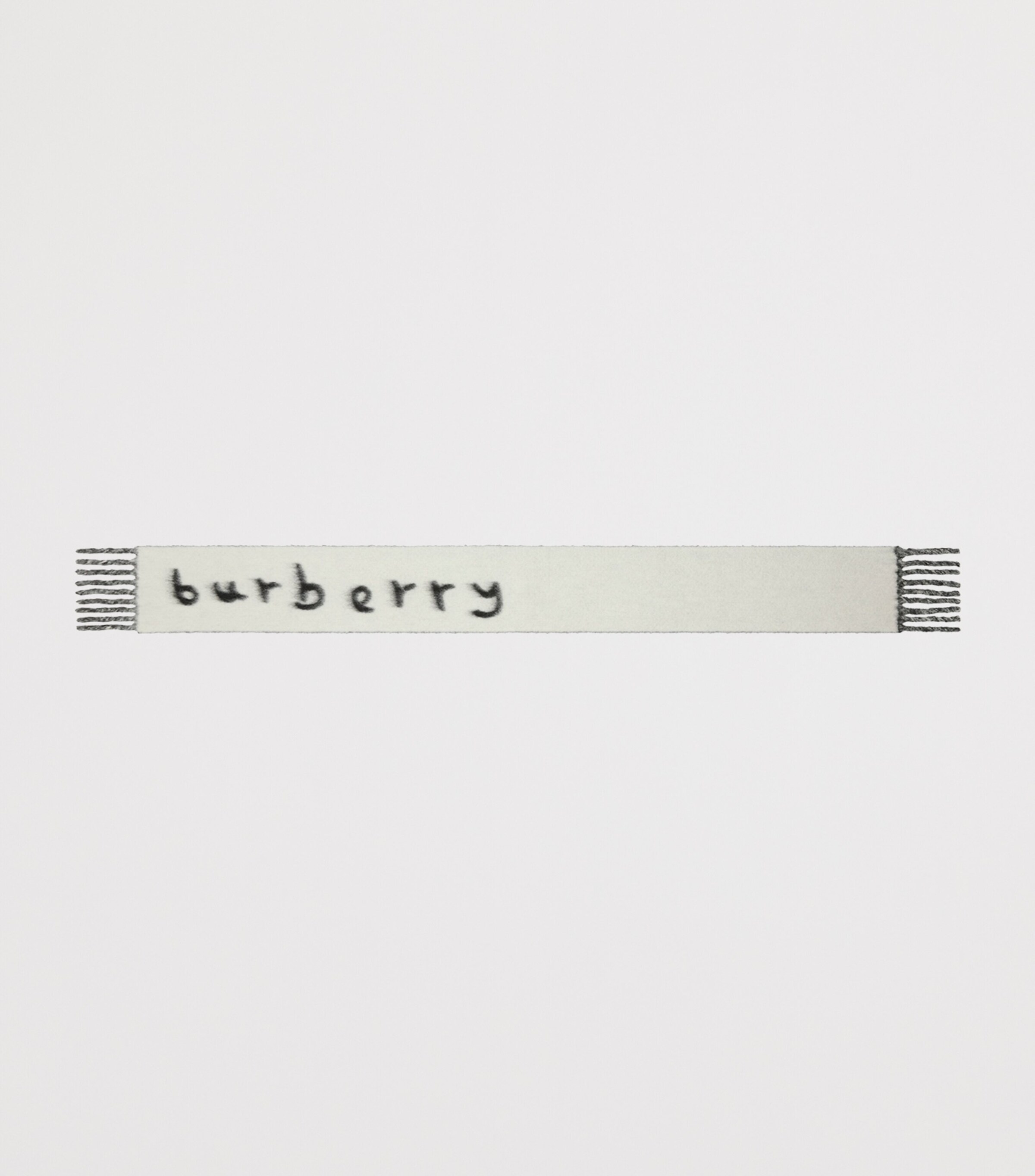 Alpaca-Blend Reversible Logo Scarf BLACK Image 9