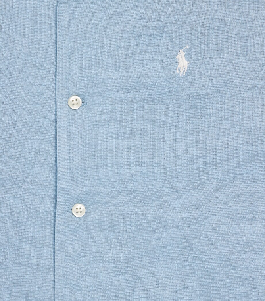 Ralph Lauren Kids Linen Short-Sleeve Shirt (6-14 Years) Image 3