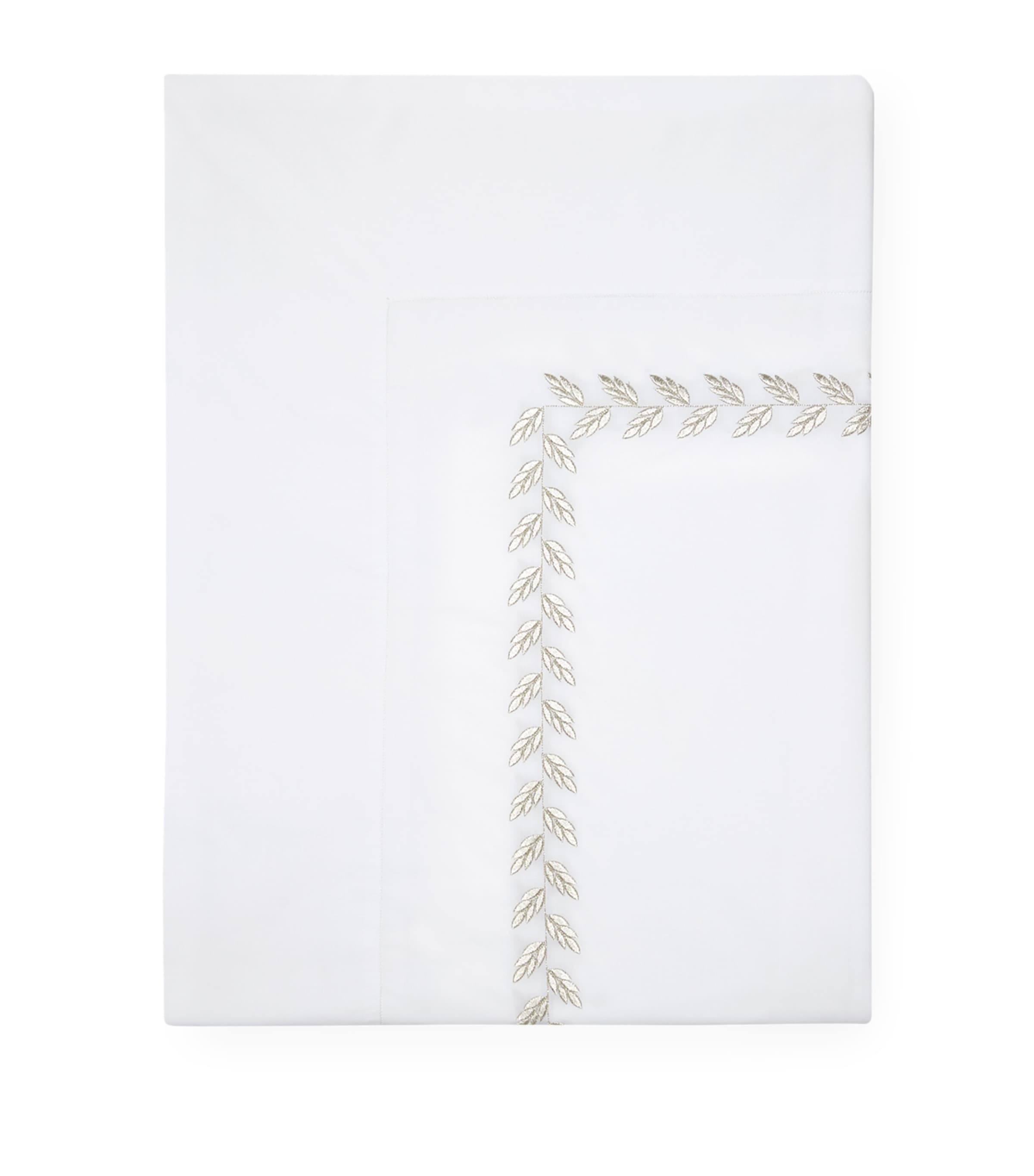 Pratesi Federico King Flat Sheet In White