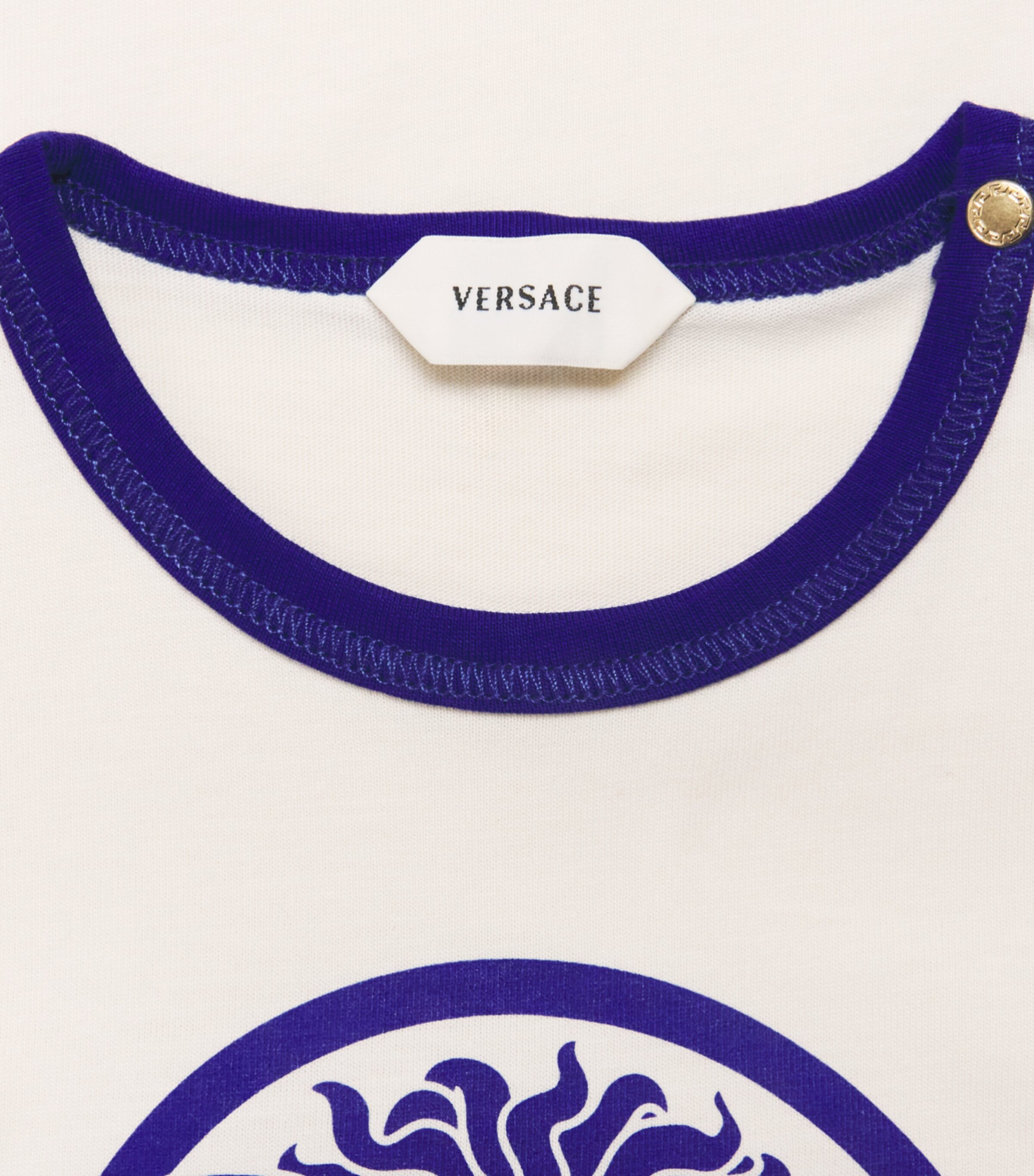 Versace Kids Cotton Medusa Print T-Shirt (6-36 Months) Image 3