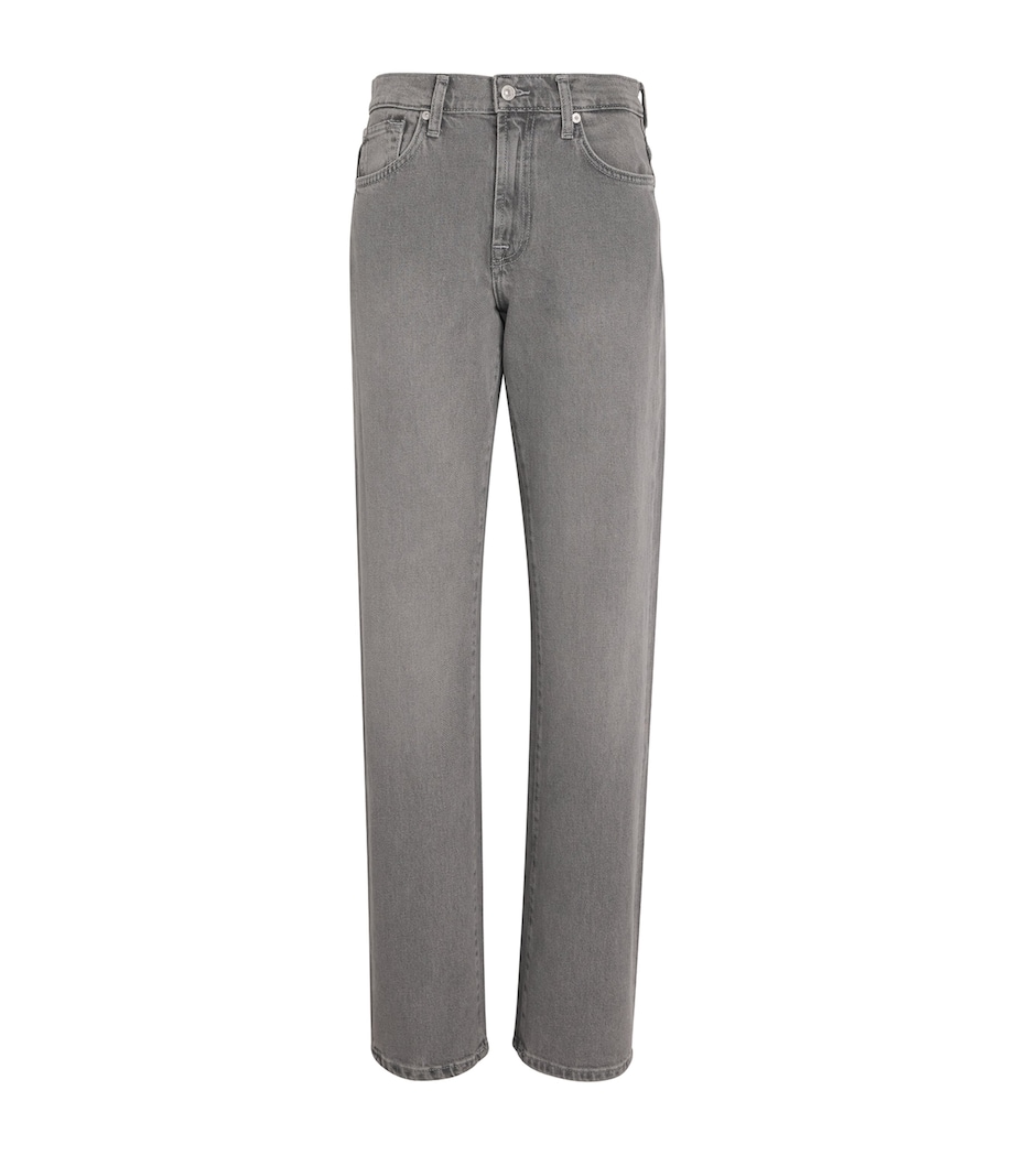 Tess High-Rise Straight Jeans STEEL Image 1