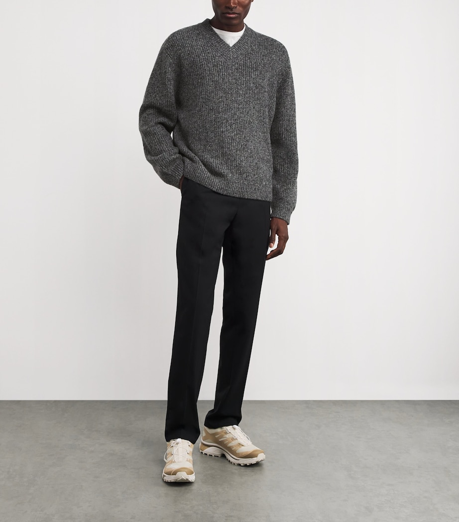 Wool-Blend Vitor Sweater DARK GREY MELANGE Image 2