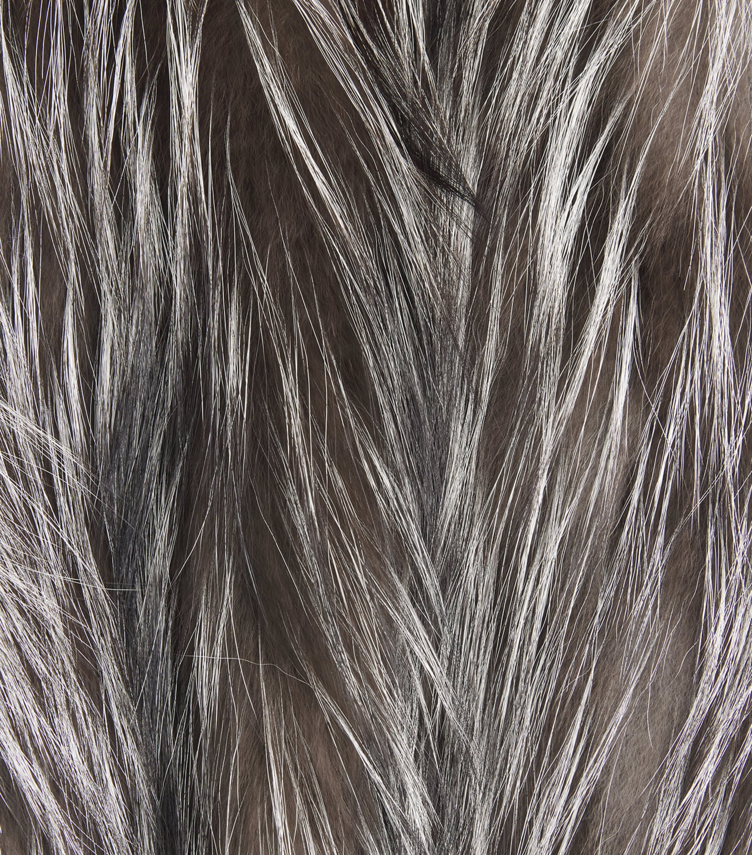 Yves Salomon Womens Fox Fur Coat Silve Image 6
