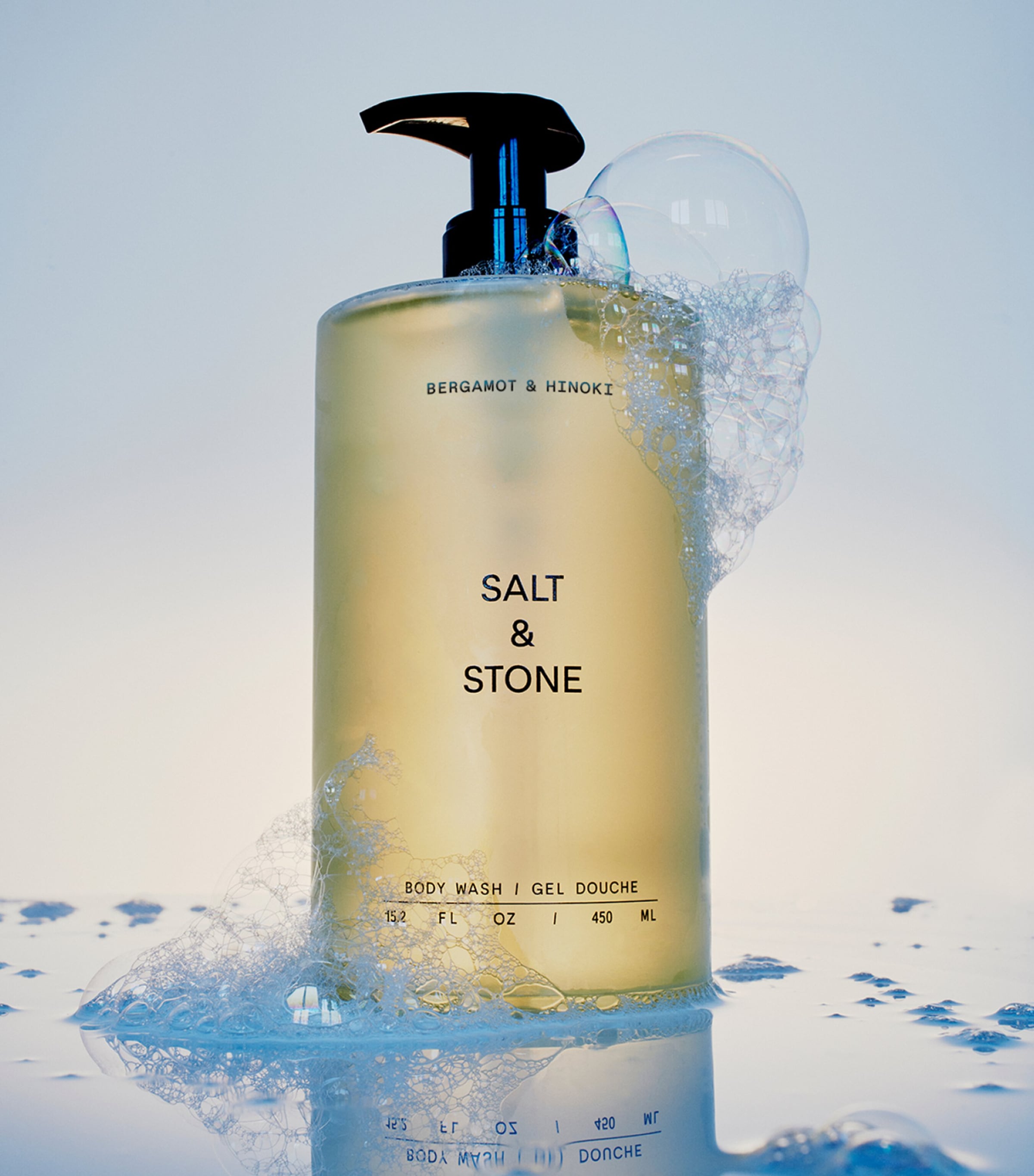 Salt & Stone Black Rose & Oud Body Wash (450ml) Image 2