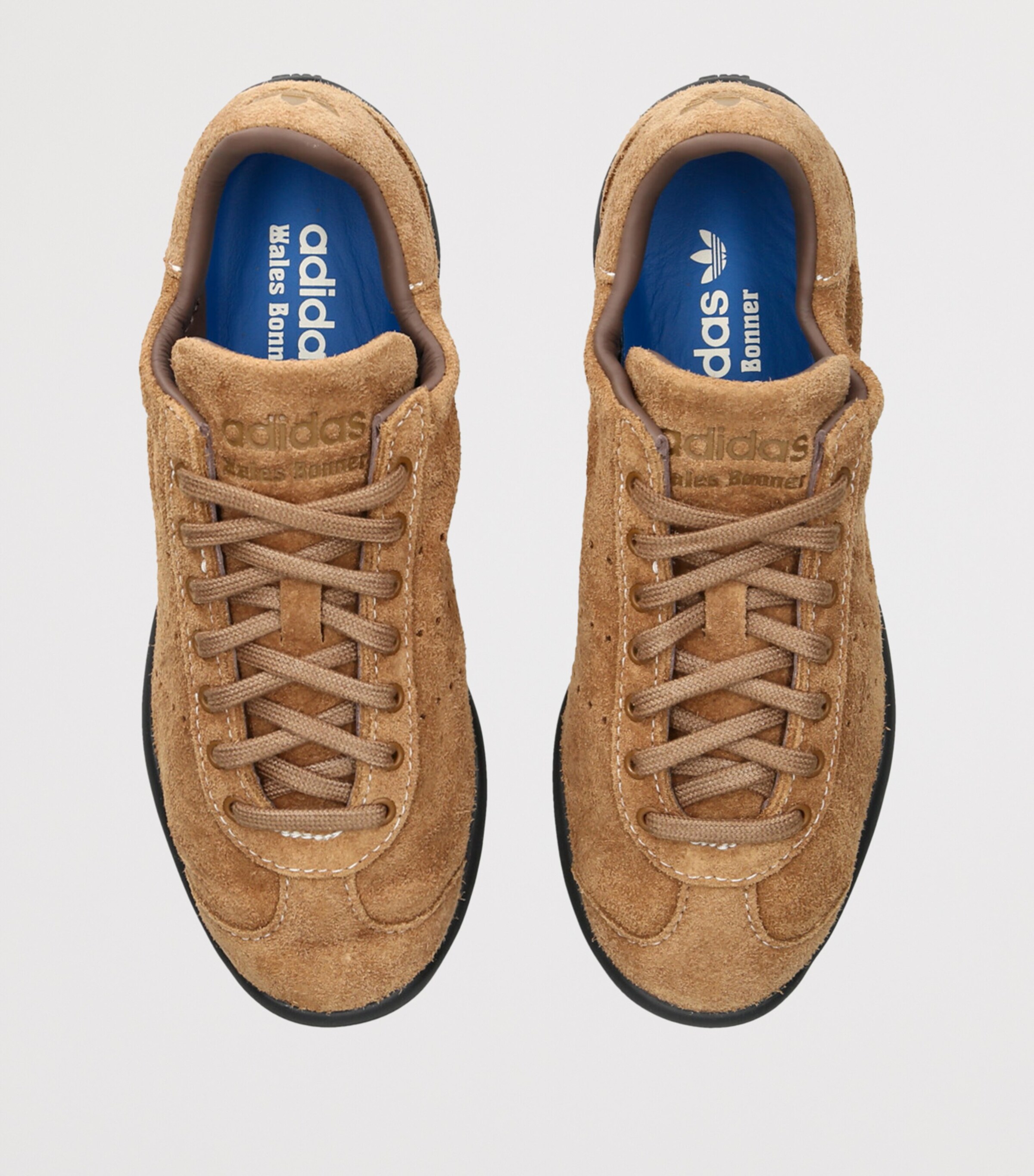 adidas x Wales Bonner Suede Lo Pro Sneakers Tan Comb Image 4