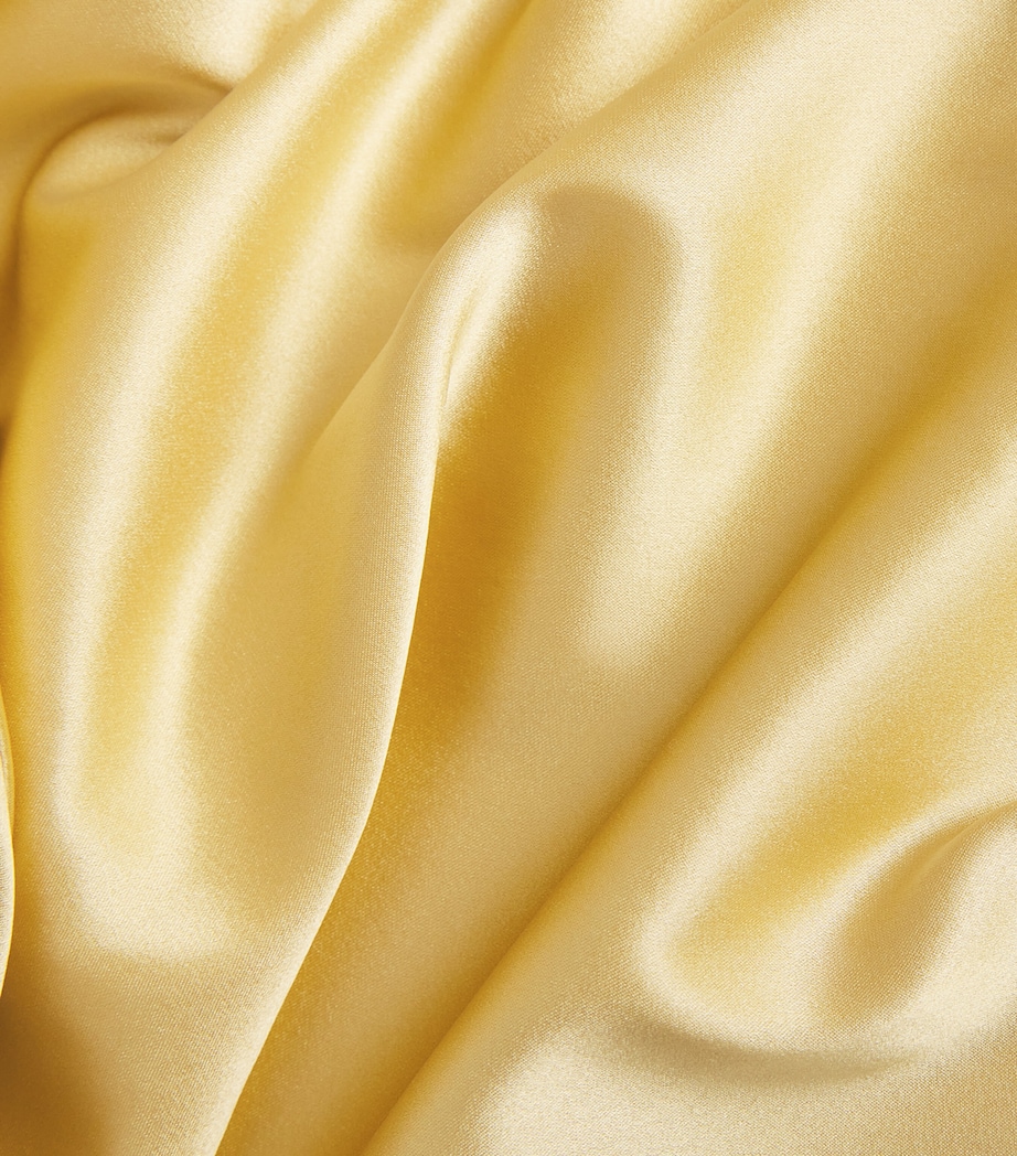 Satin Chantel Maxi Skirt LIGHT GOLD Image 5