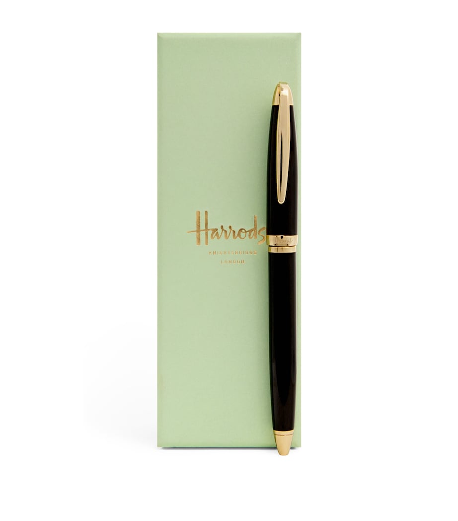 Harrods Ballpoint Pen Black Image 1