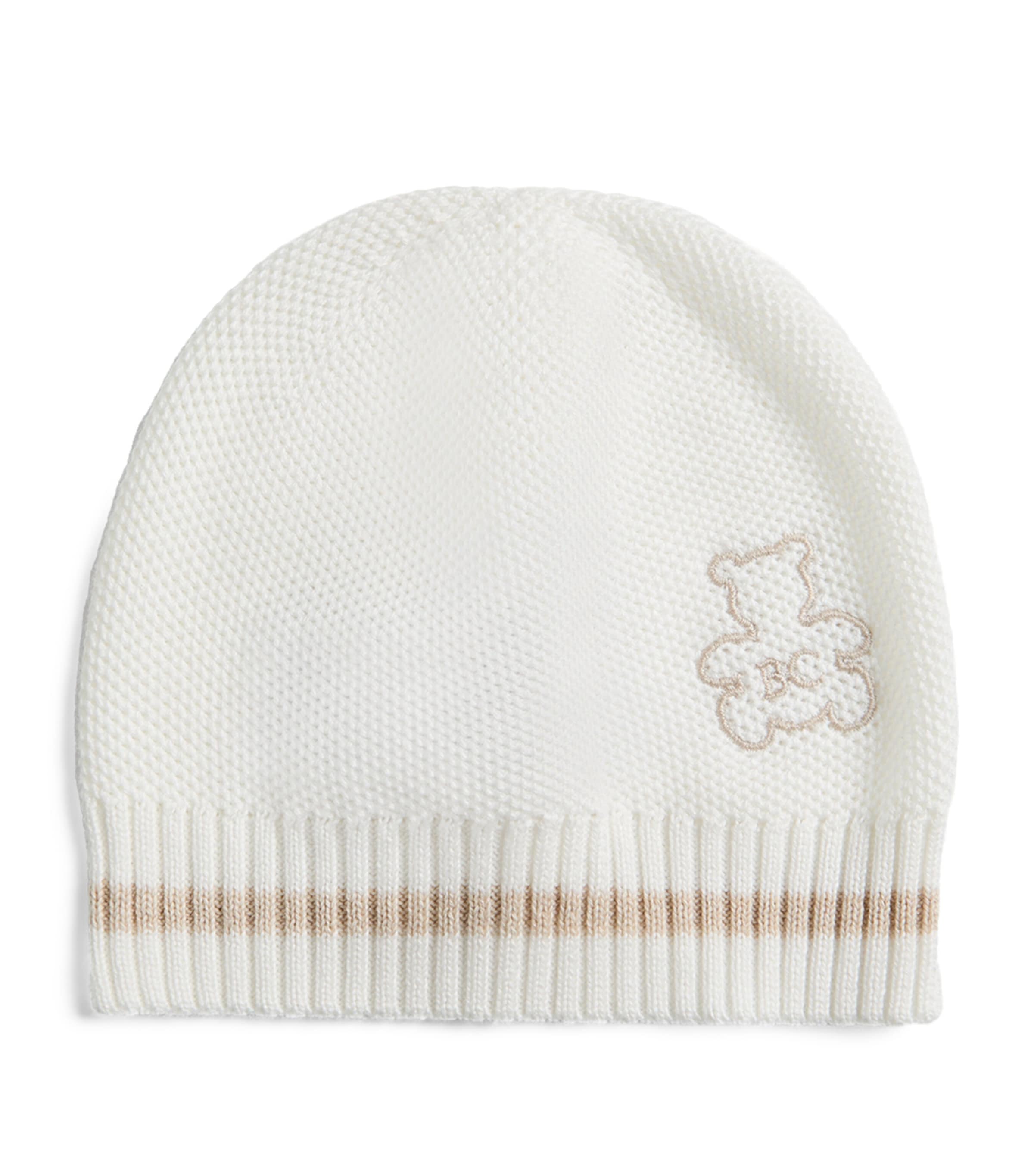 Brunello Cucinelli Cotton Embroidered Bernie Beanie In Blue