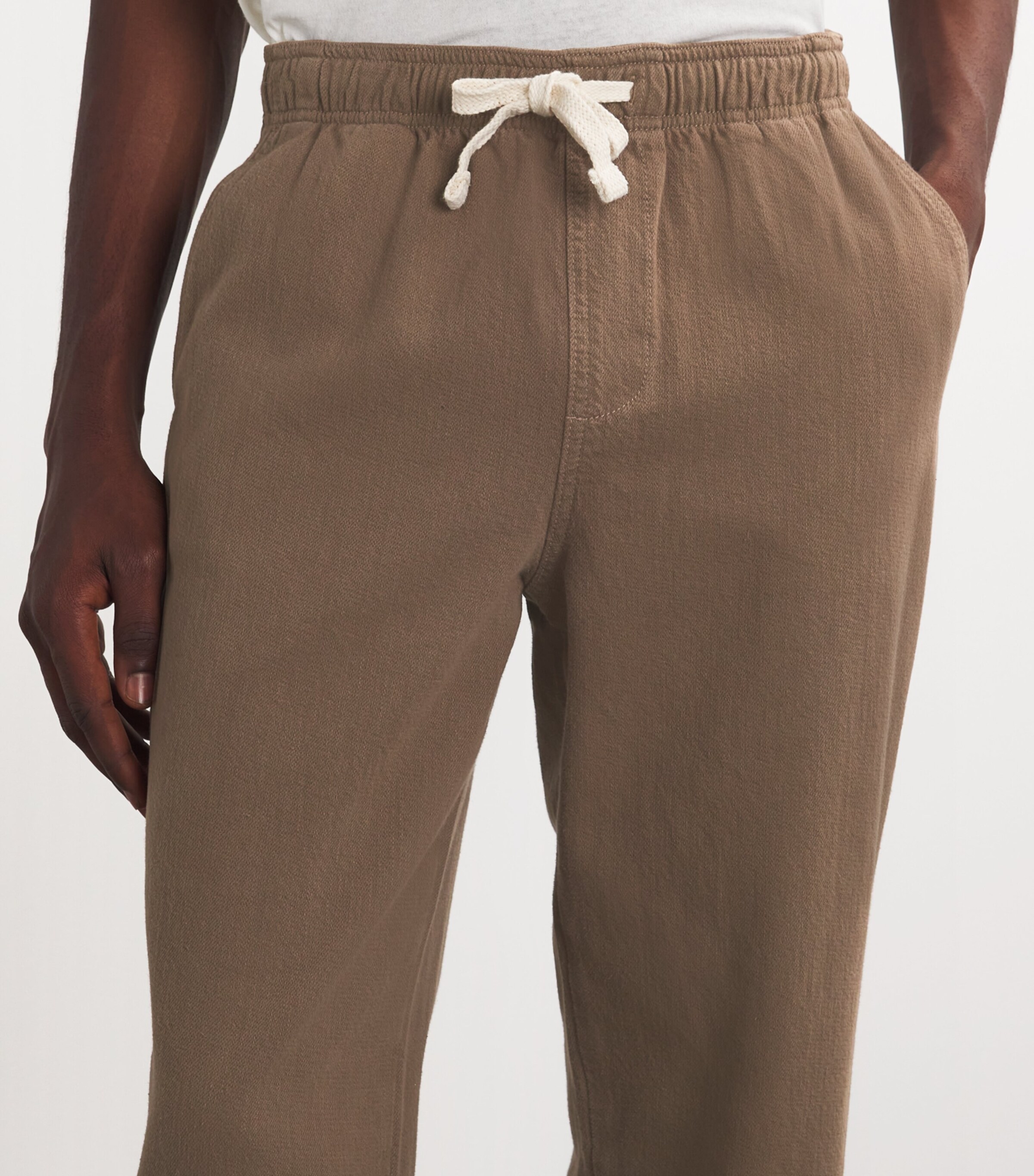 Terry Travel Trousers TAUPE Image 6