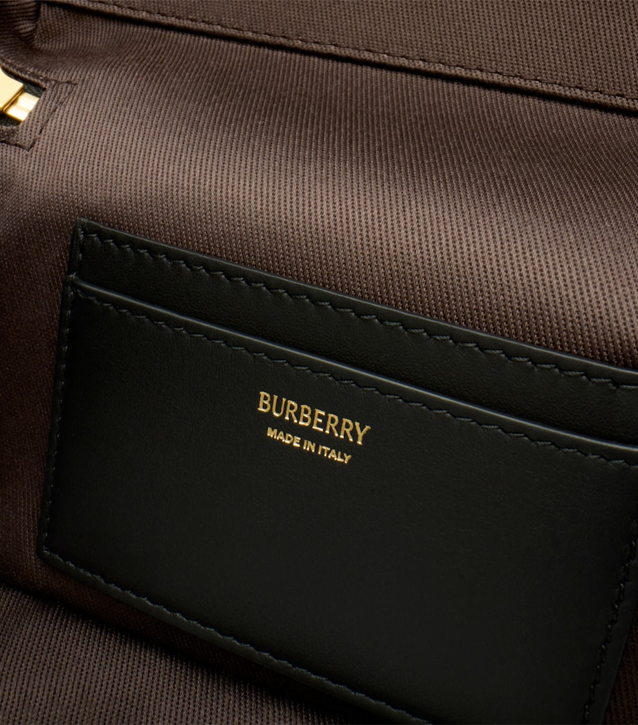 Burberry Check Vanity Bag Chocolate Brown Image 4