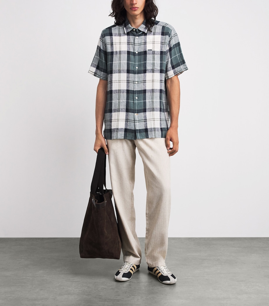Barbour Mens Check Print Croft Shirt Meadow Brook Tartan Image 2