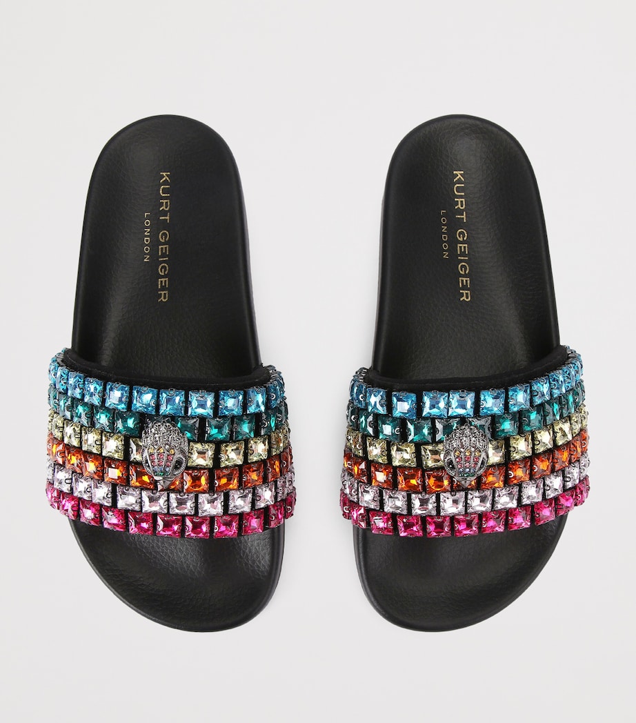 Embellished Mina Eagle Slides BLACK/COMB Image 3