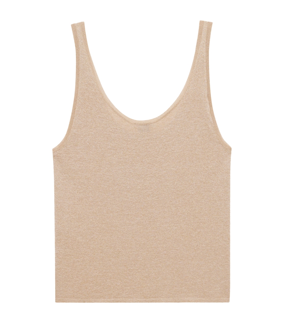 Lamé Knit Tank Top 8045 Image 2