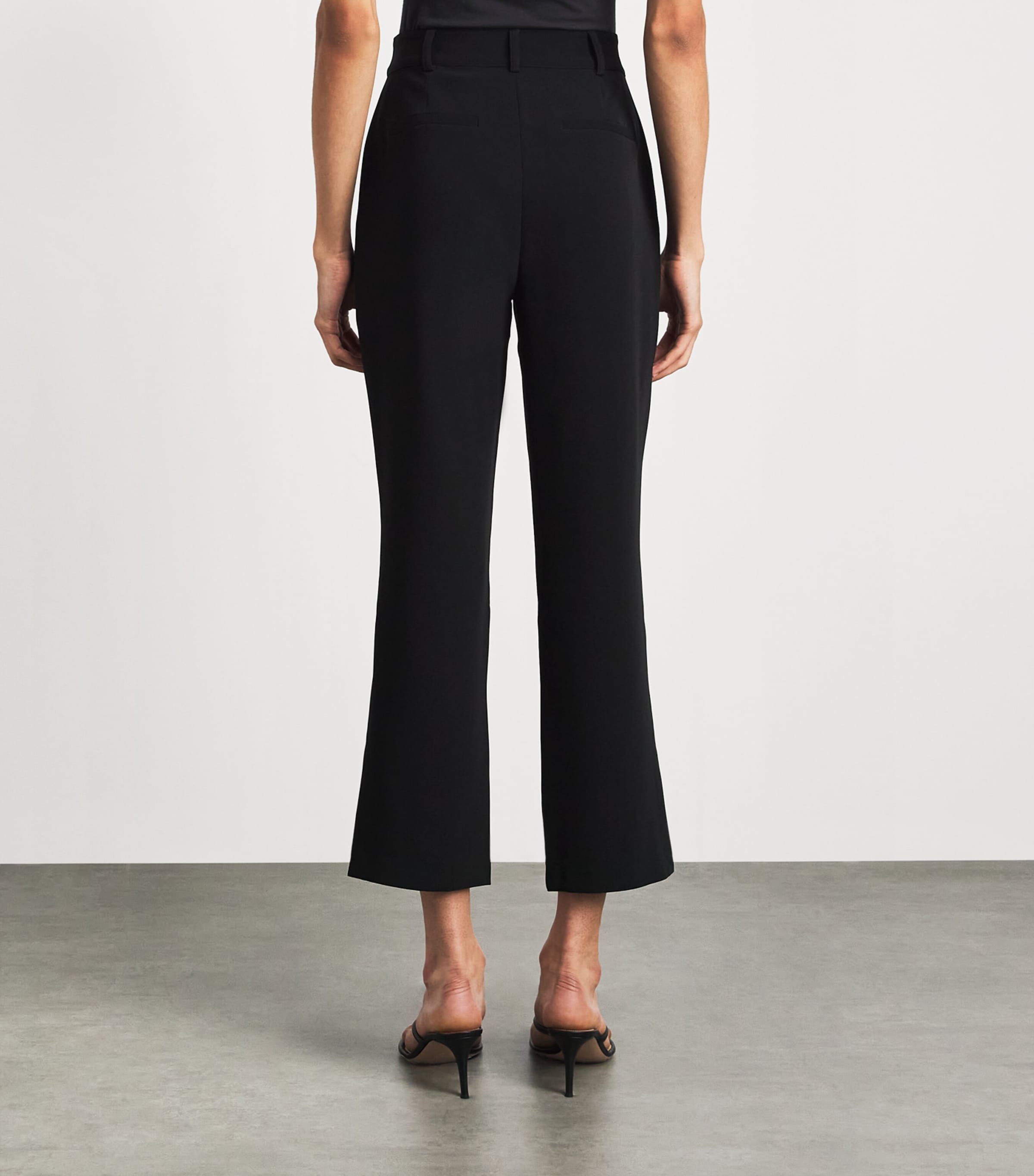 Cinq A Sept Womens Beaded Kerry Trousers Black/neutral Multi Image 5
