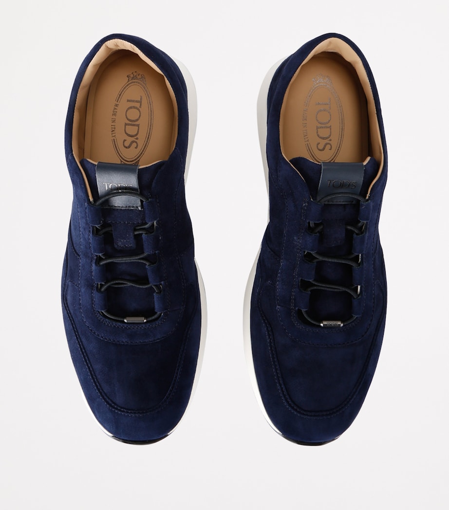 Suede Low-Top Sneakers NAVY Image 4