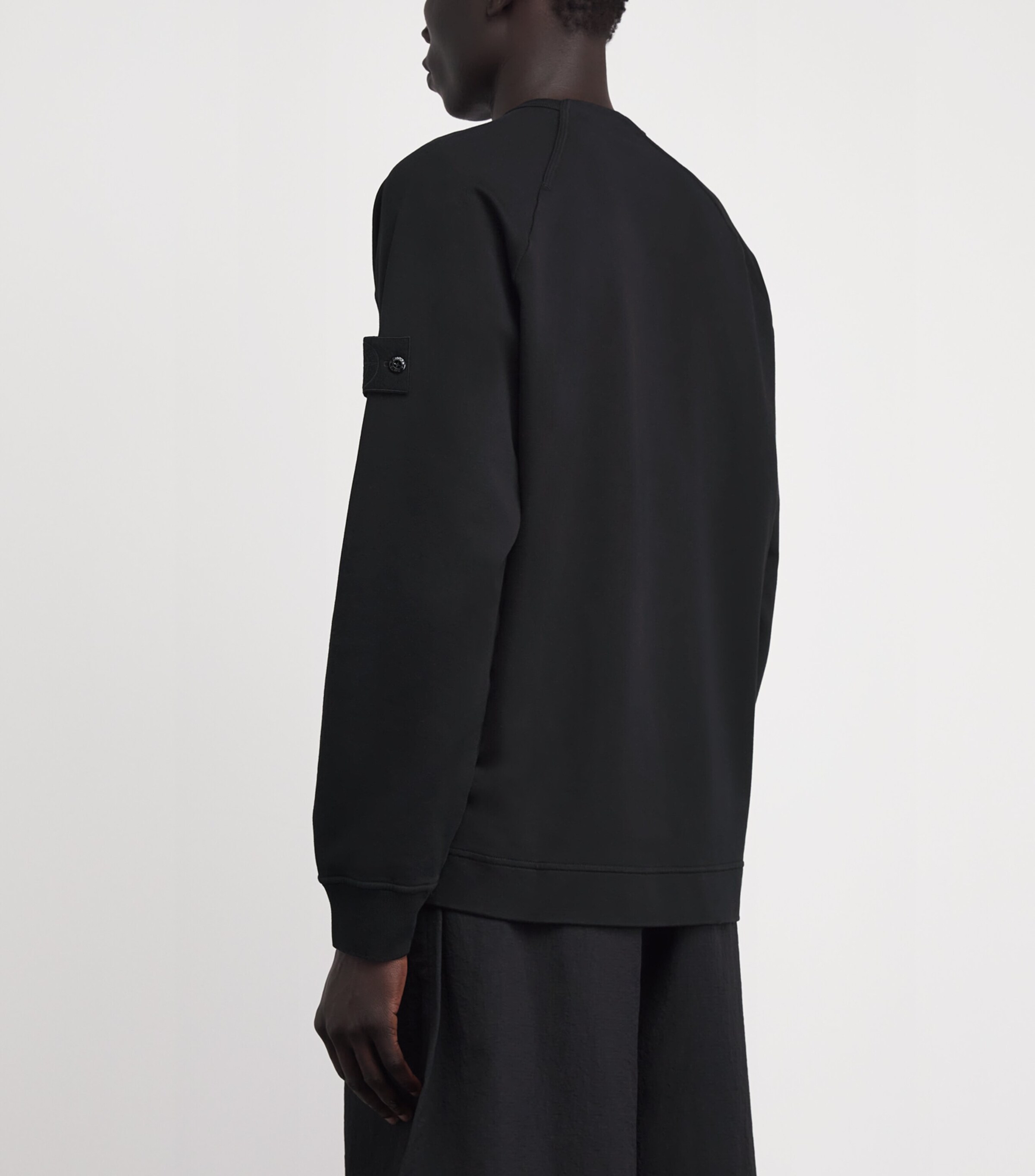 Stone Island Mens Cotton-Blend Ghost Sweatshirt Image 5