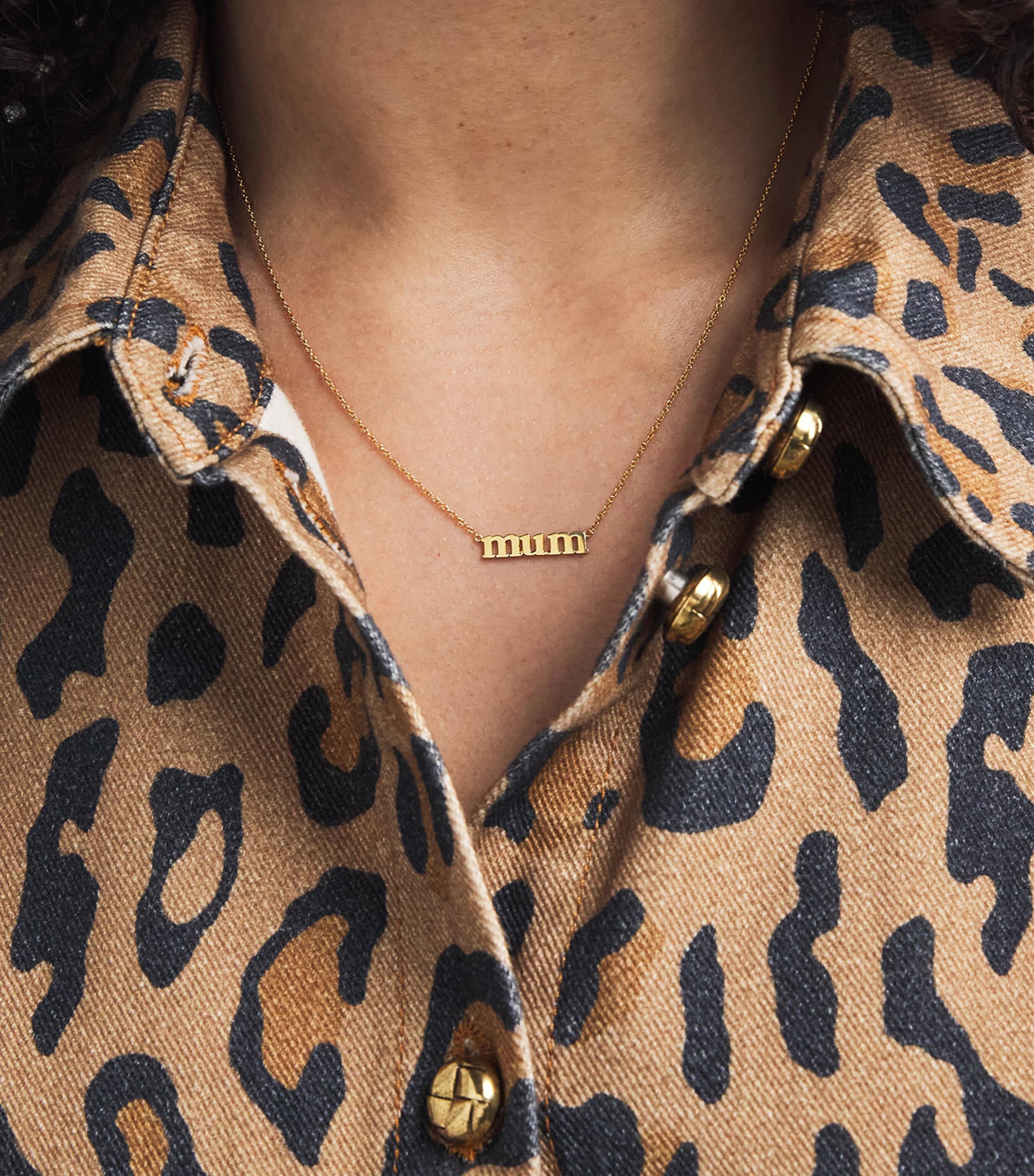 Jennifer Meyer Yellow Gold Mum Necklace Yellow Gold Image 2