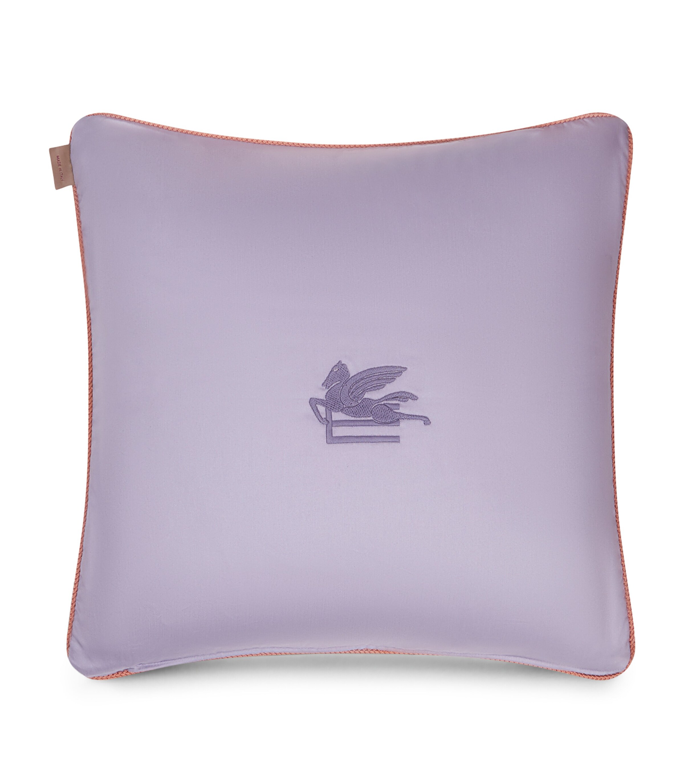 Etro Cotton Maranta Print Embroidered Cushion (45cm x 45cm) Multi Image 2