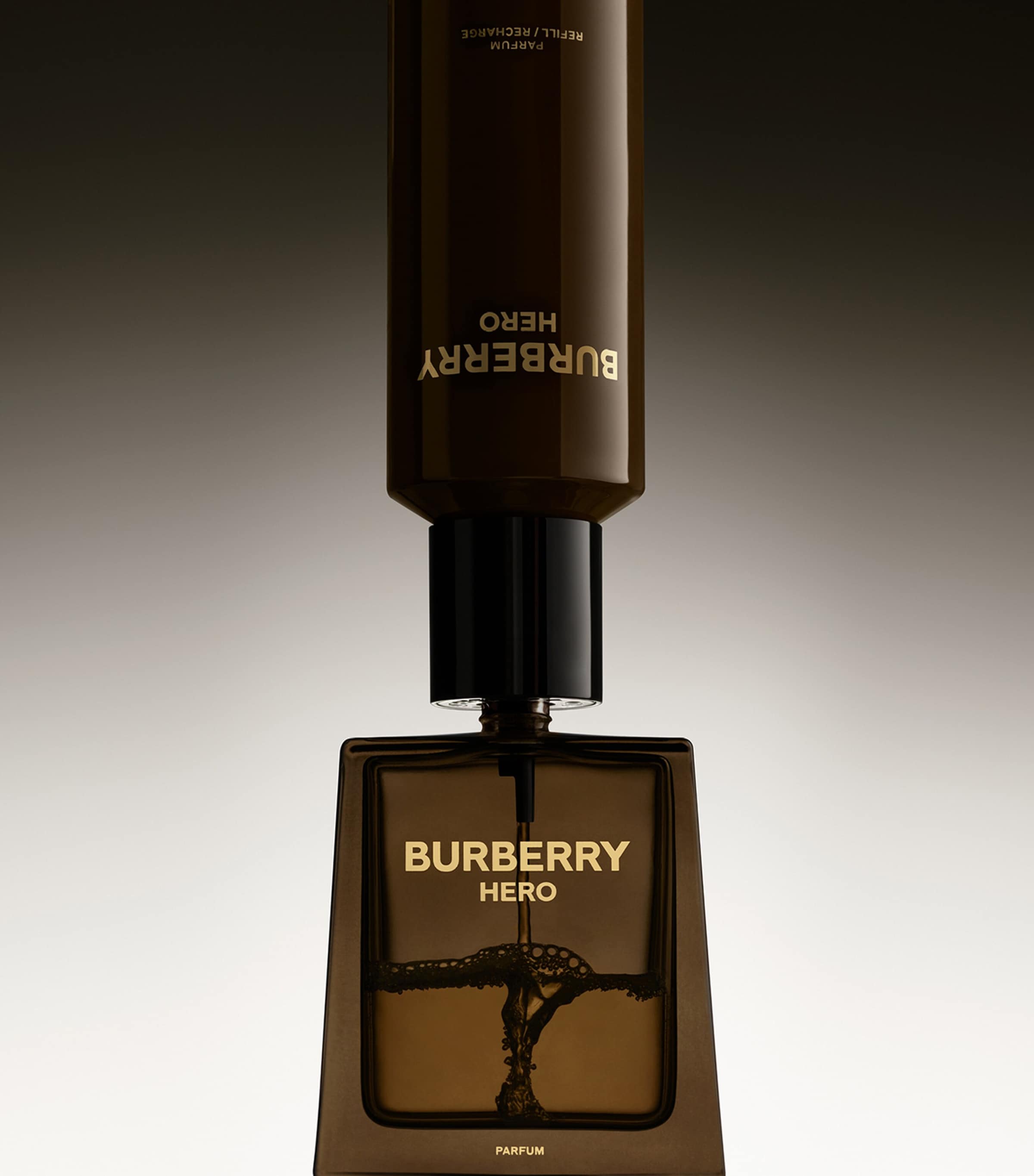 Burberry Hero Parfum (200ml) NO COLOUR Image 4